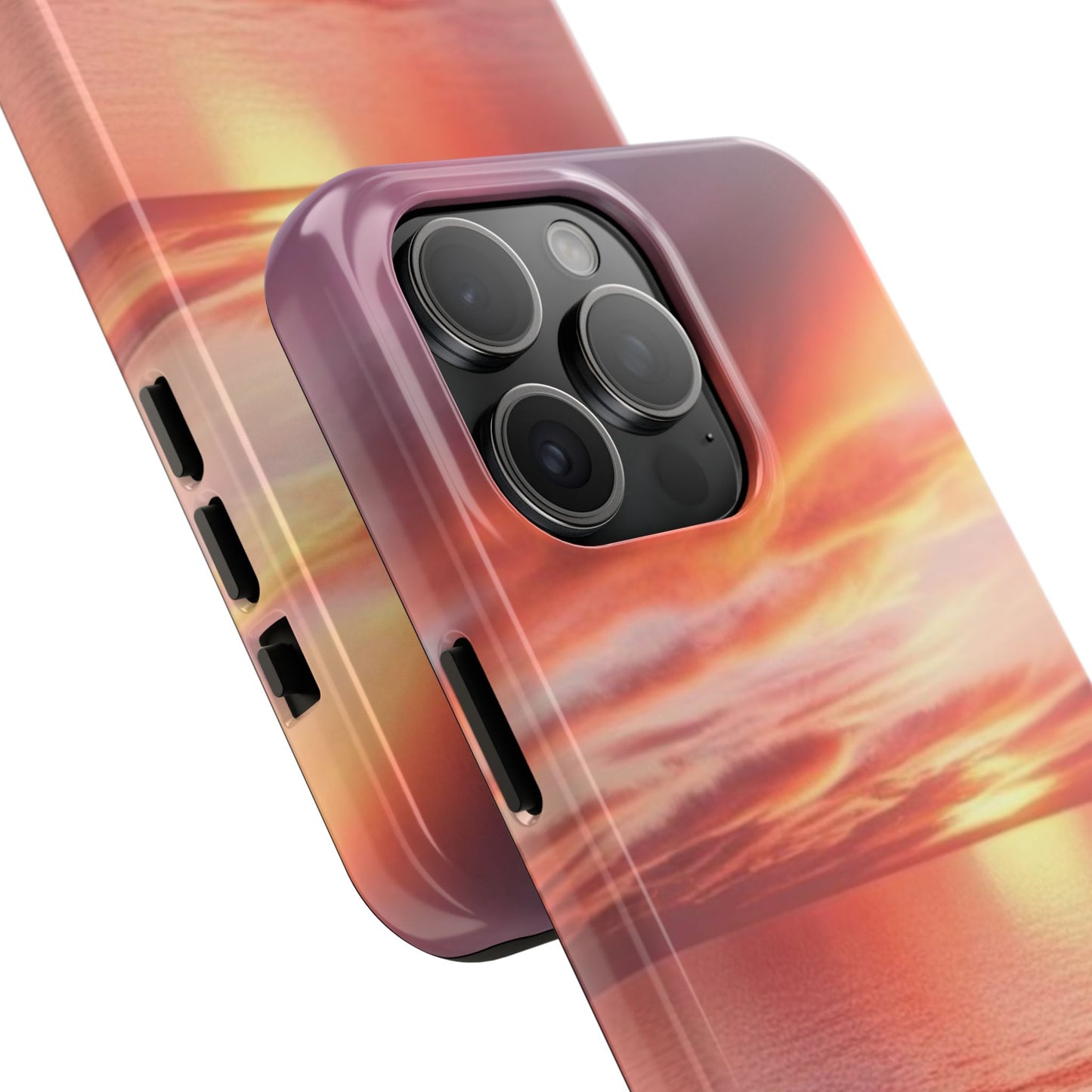 Sunset Serenity Tough Phone Cases - Durable Protection for Nature Lovers