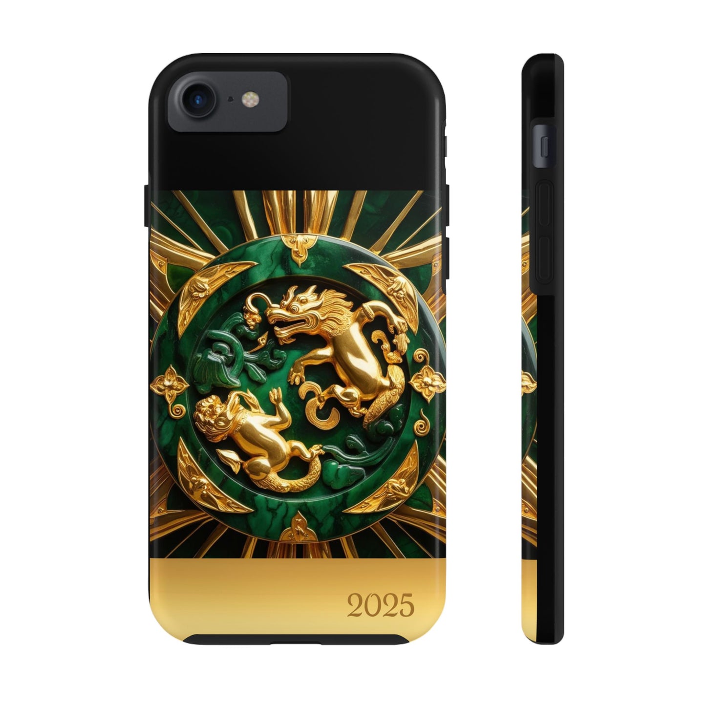 Luxurious Zodiac Phone Case, Tough Phone Cover, 2025 Design, Fierce Animal Motif, Unique Gift for Astrology Lovers
