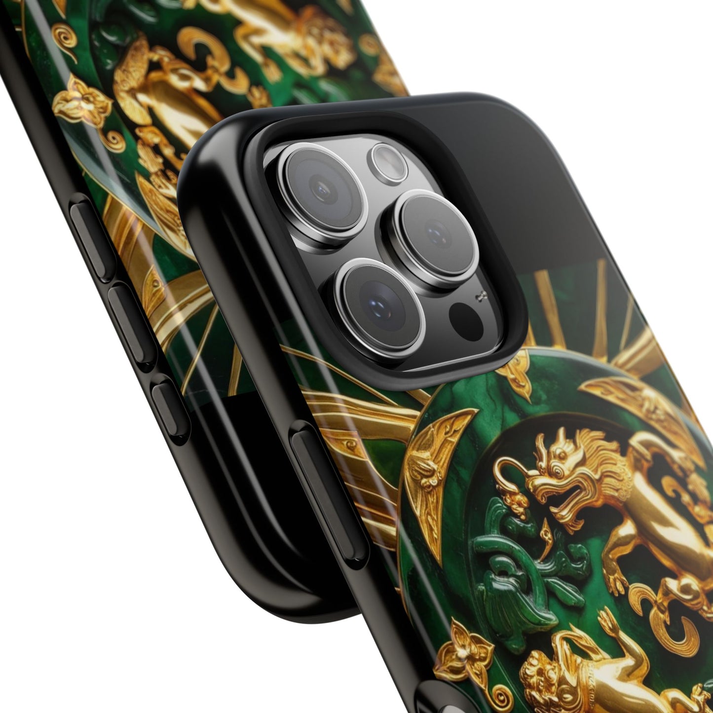 Luxurious Zodiac Phone Case, Tough Phone Cover, 2025 Design, Fierce Animal Motif, Unique Gift for Astrology Lovers