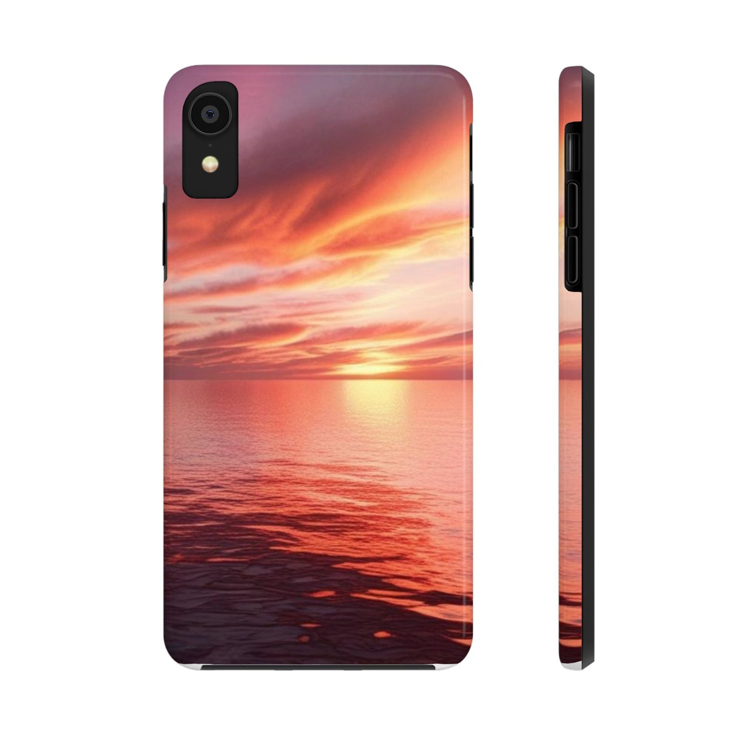 Sunset Serenity Tough Phone Cases - Durable Protection for Nature Lovers