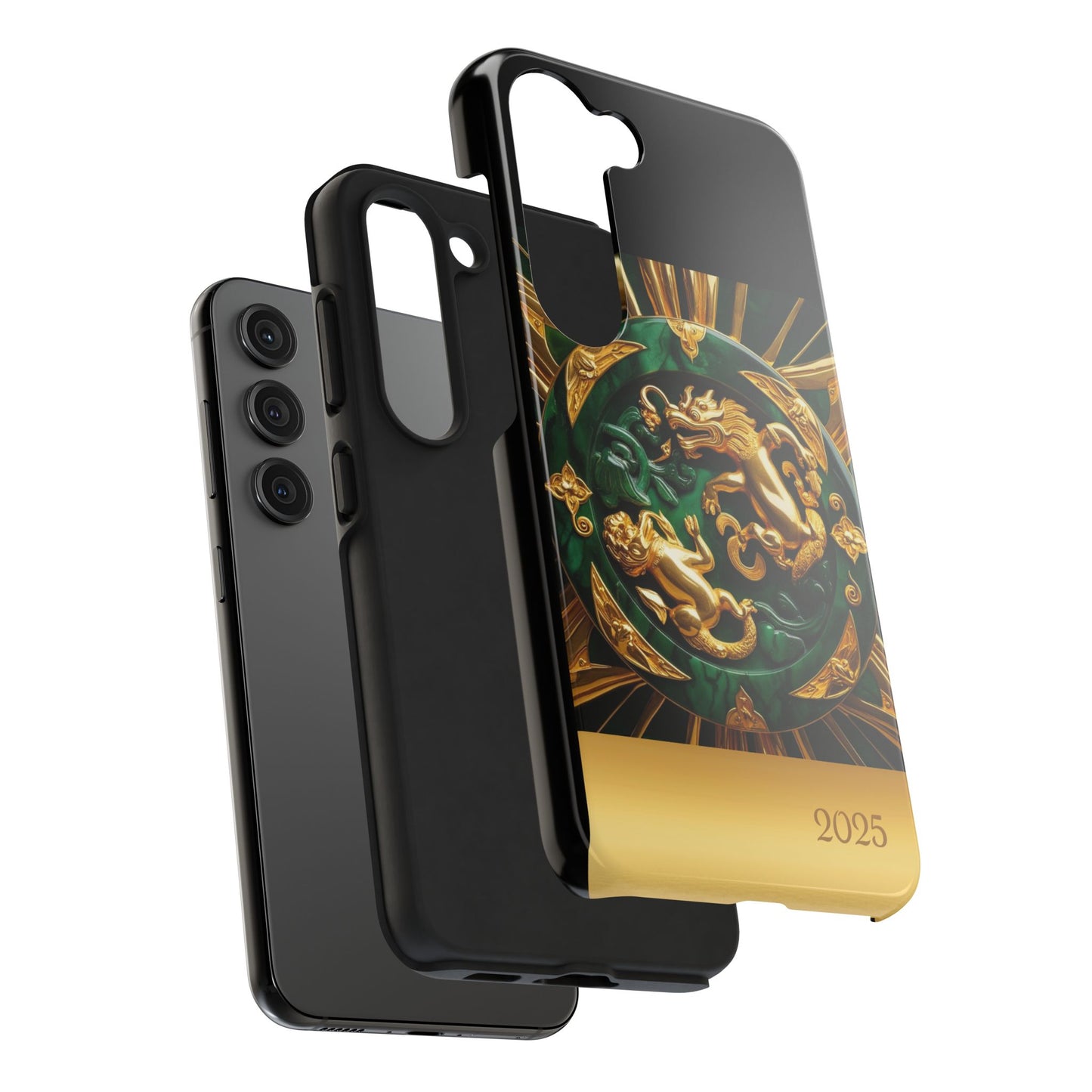 Luxurious Zodiac Phone Case, Tough Phone Cover, 2025 Design, Fierce Animal Motif, Unique Gift for Astrology Lovers