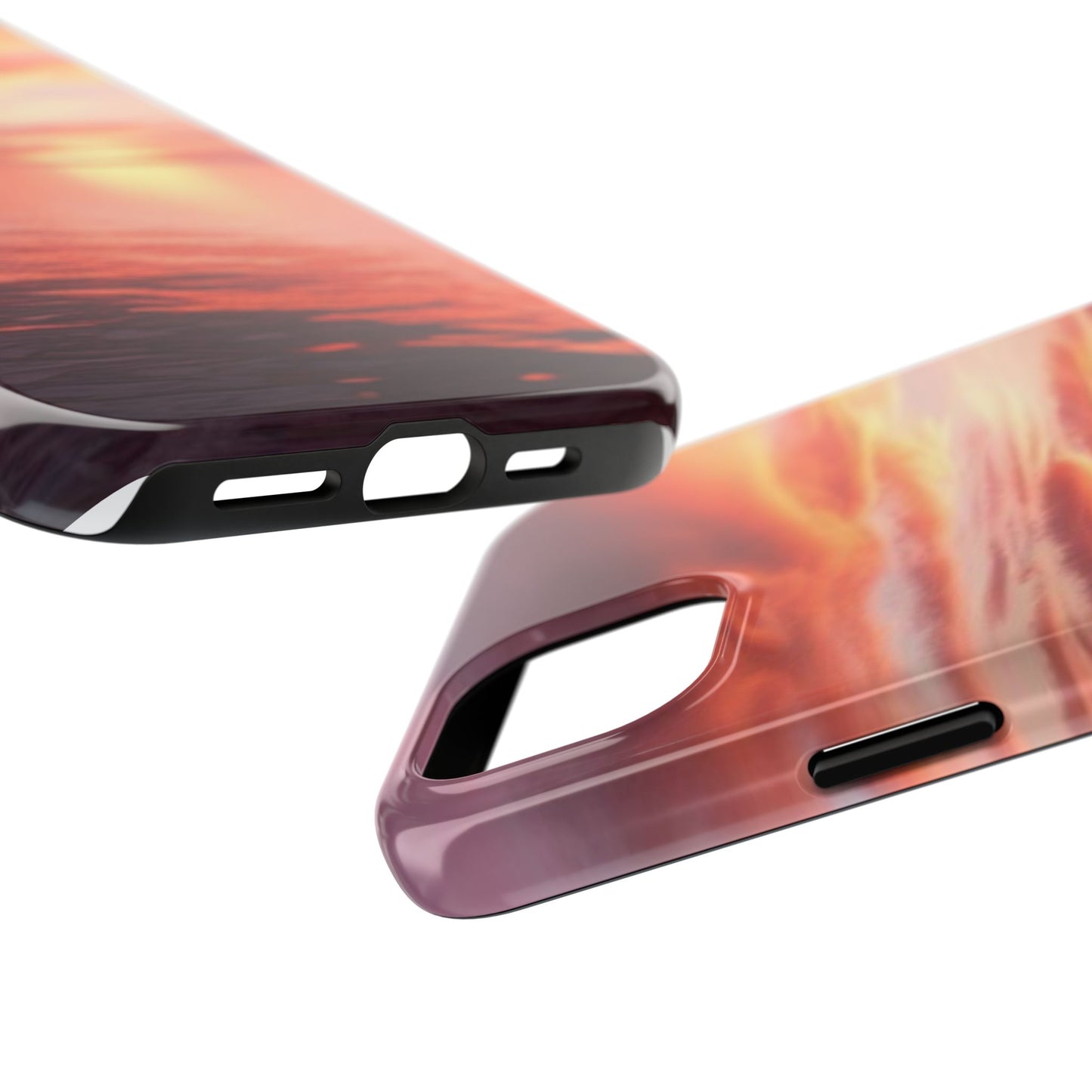 Sunset Serenity Tough Phone Cases - Durable Protection for Nature Lovers