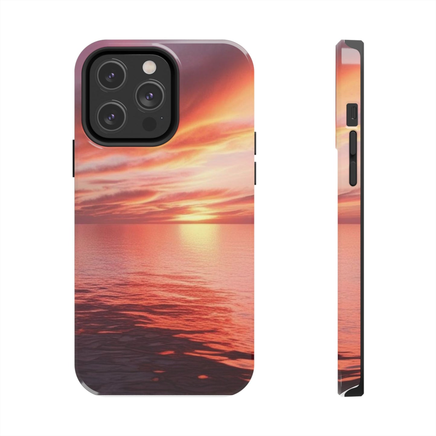 Sunset Serenity Tough Phone Cases - Durable Protection for Nature Lovers