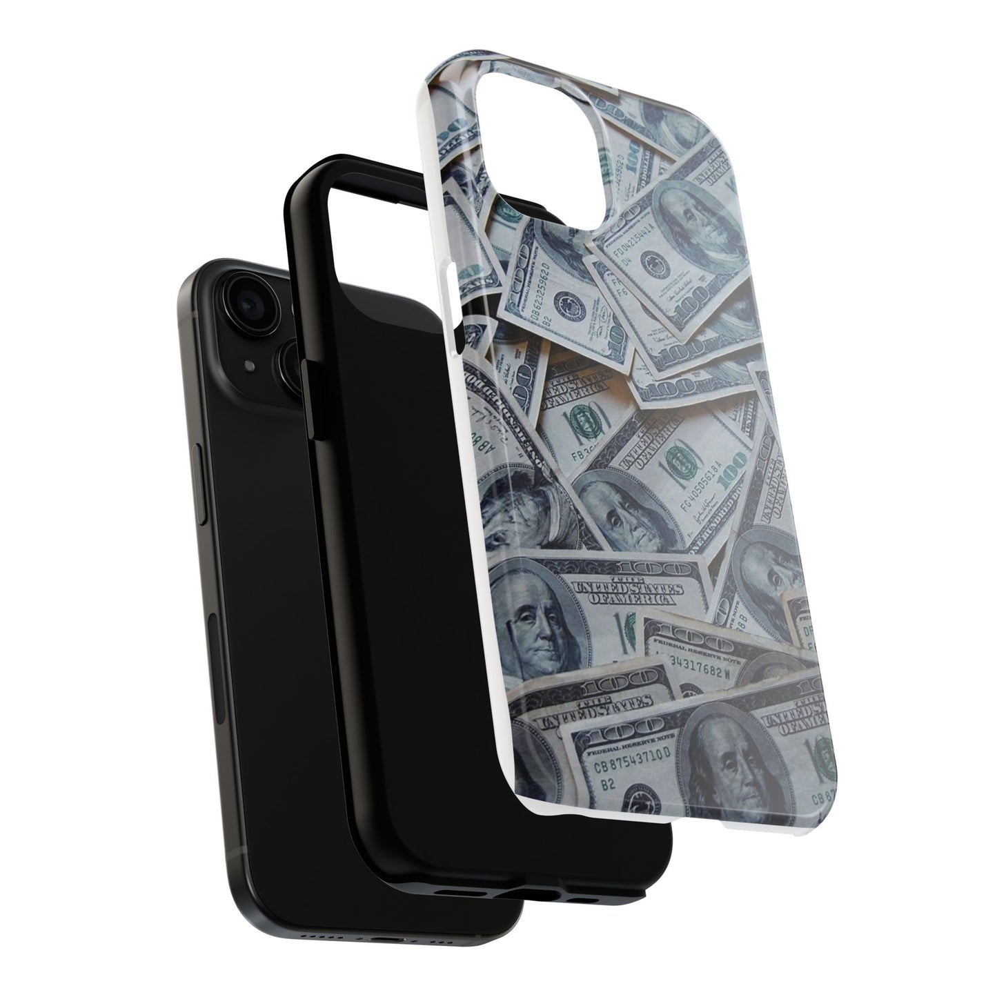 Money Print Tough Phone Case - Perfect for Trendsetters and Gifting