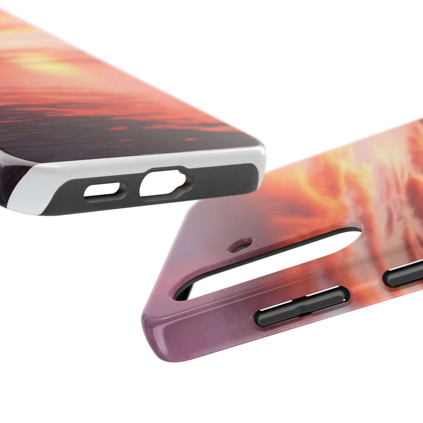 Sunset Serenity Tough Phone Cases - Durable Protection for Nature Lovers