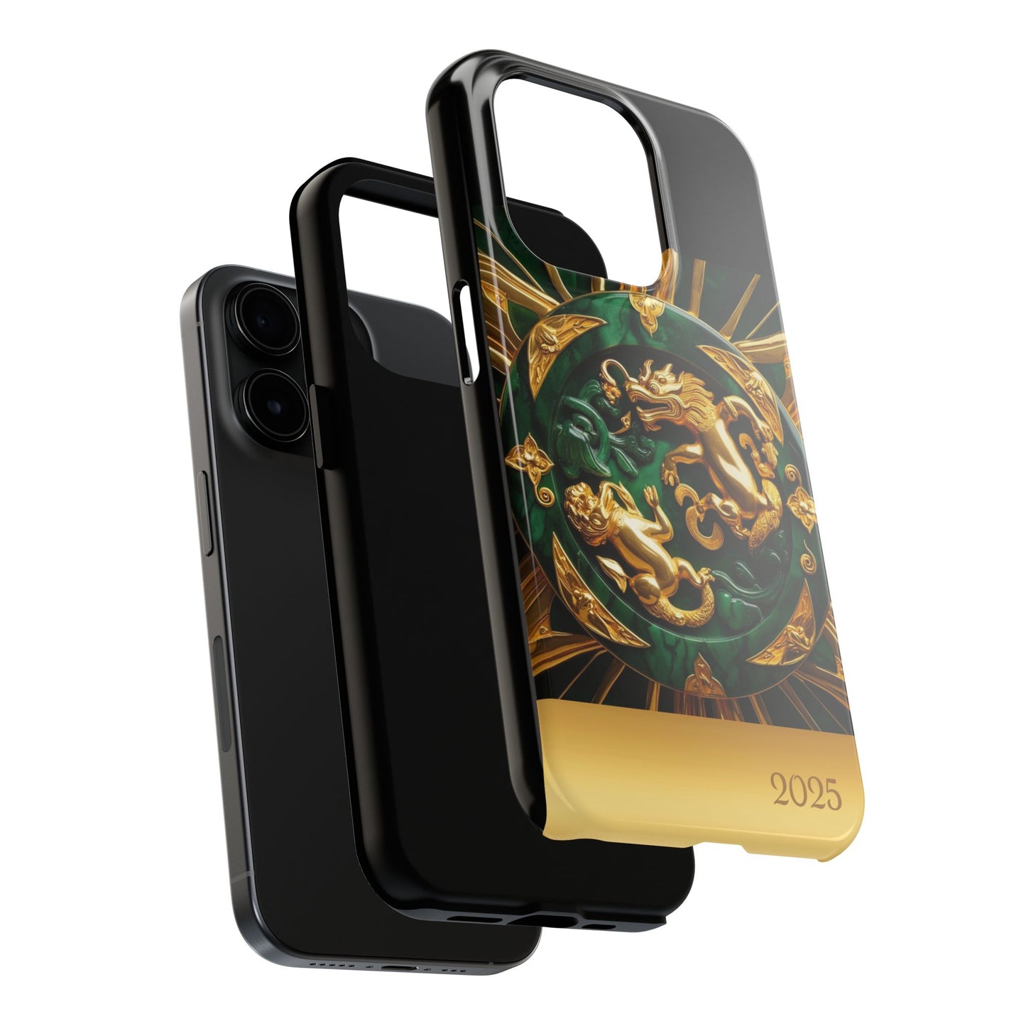 Luxurious Zodiac Phone Case, Tough Phone Cover, 2025 Design, Fierce Animal Motif, Unique Gift for Astrology Lovers