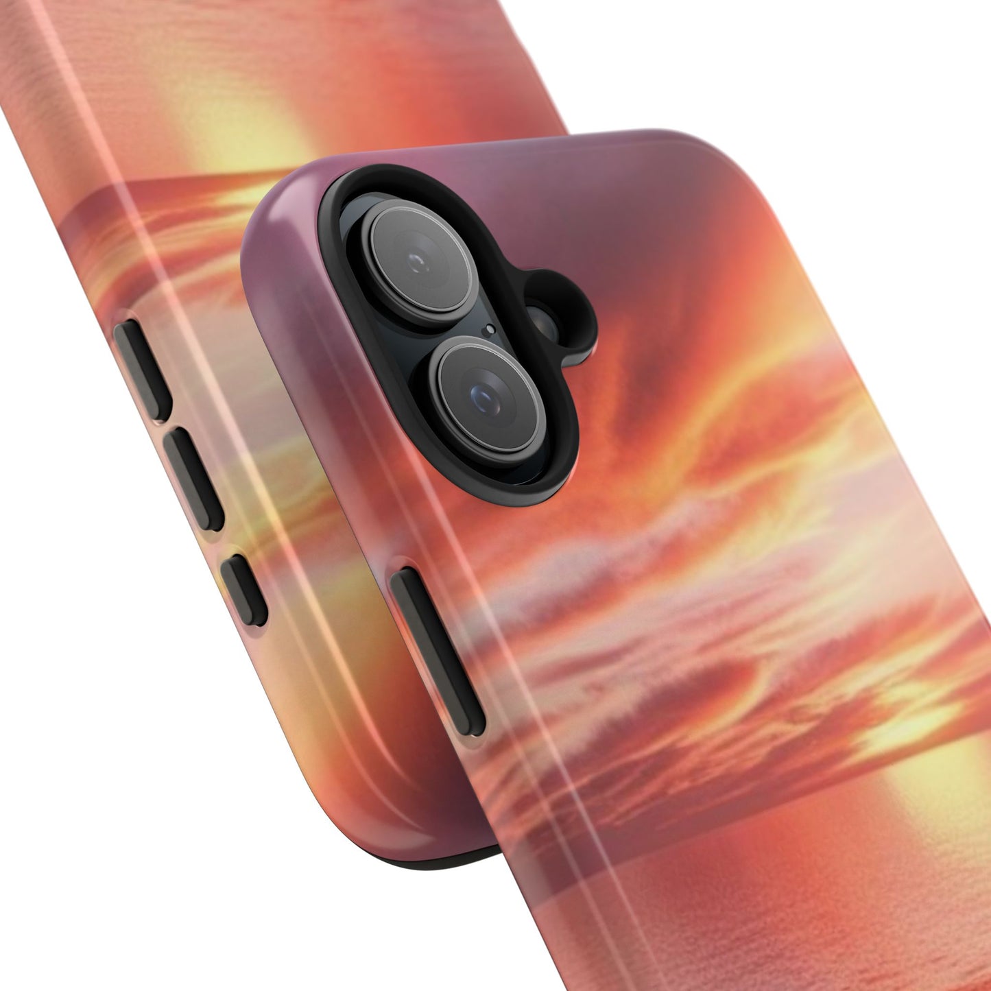 Sunset Serenity Tough Phone Cases - Durable Protection for Nature Lovers