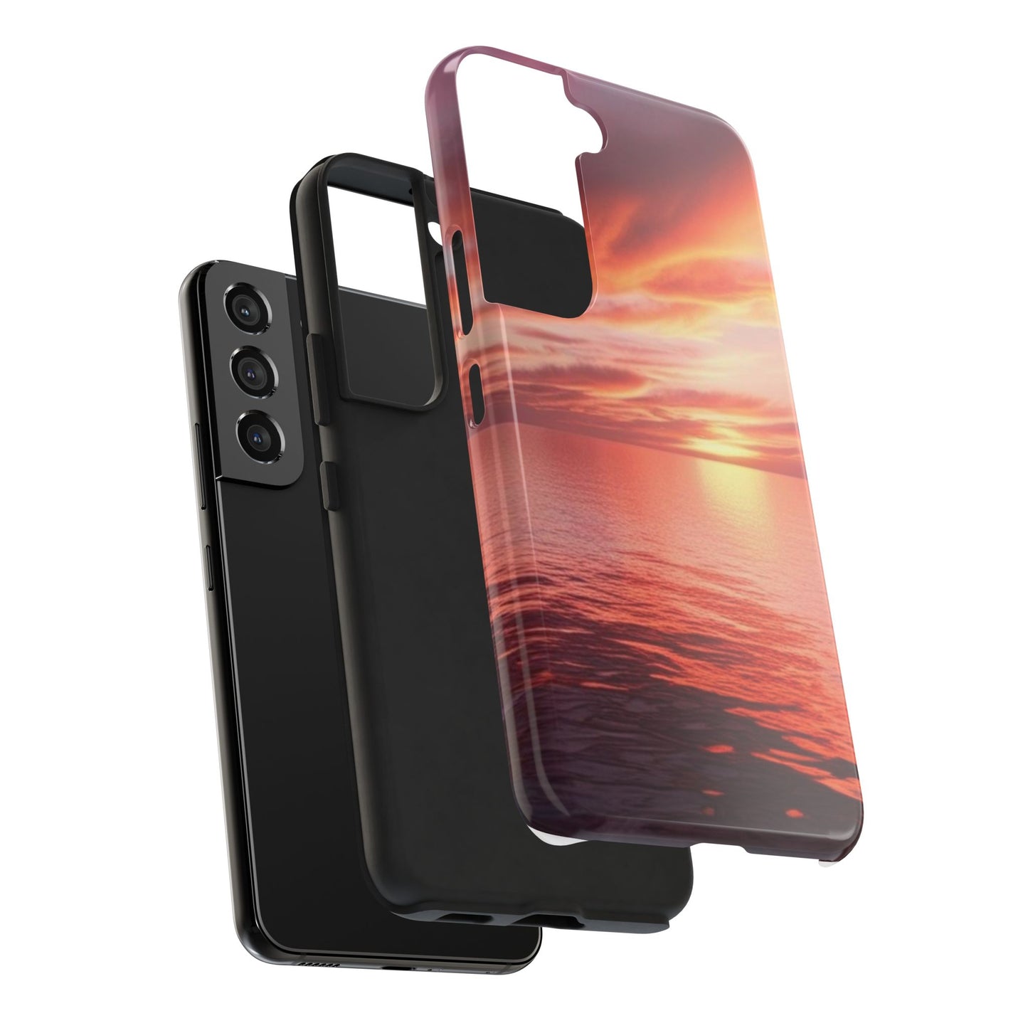Sunset Serenity Tough Phone Cases - Durable Protection for Nature Lovers