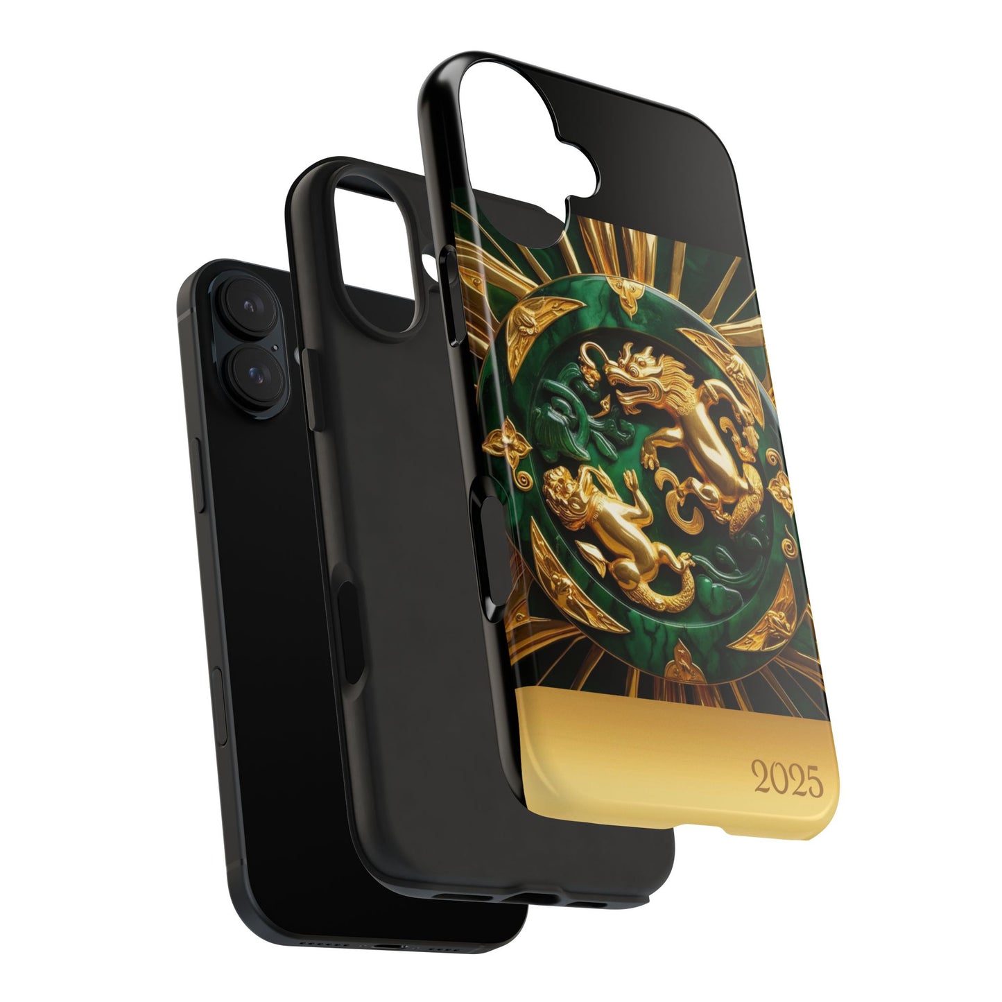 Luxurious Zodiac Phone Case, Tough Phone Cover, 2025 Design, Fierce Animal Motif, Unique Gift for Astrology Lovers