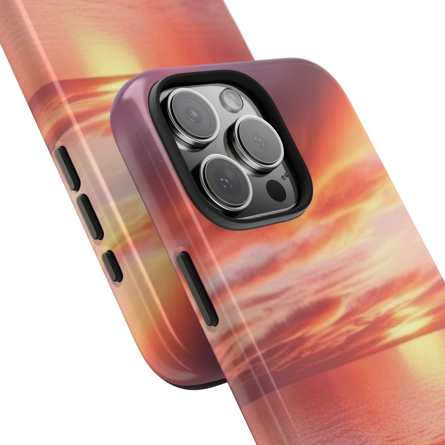 Sunset Serenity Tough Phone Cases - Durable Protection for Nature Lovers