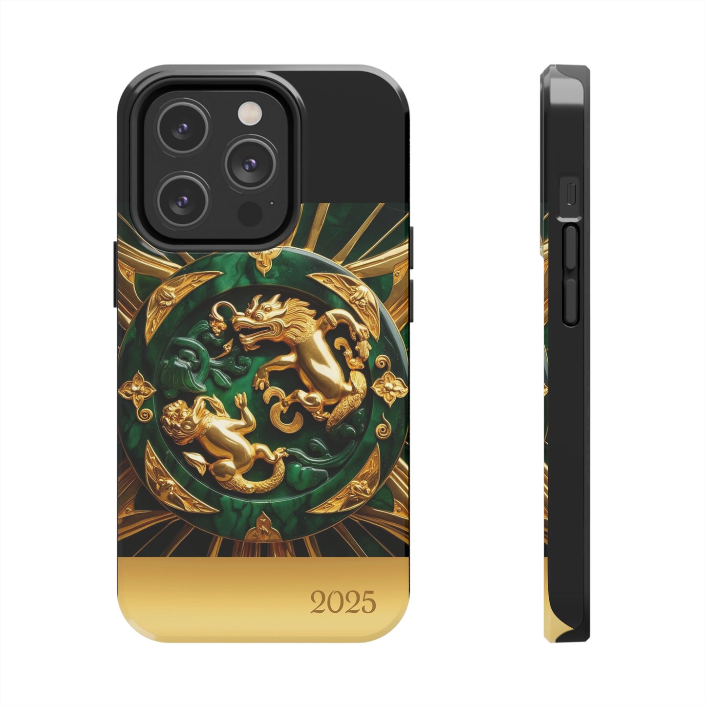 Luxurious Zodiac Phone Case, Tough Phone Cover, 2025 Design, Fierce Animal Motif, Unique Gift for Astrology Lovers