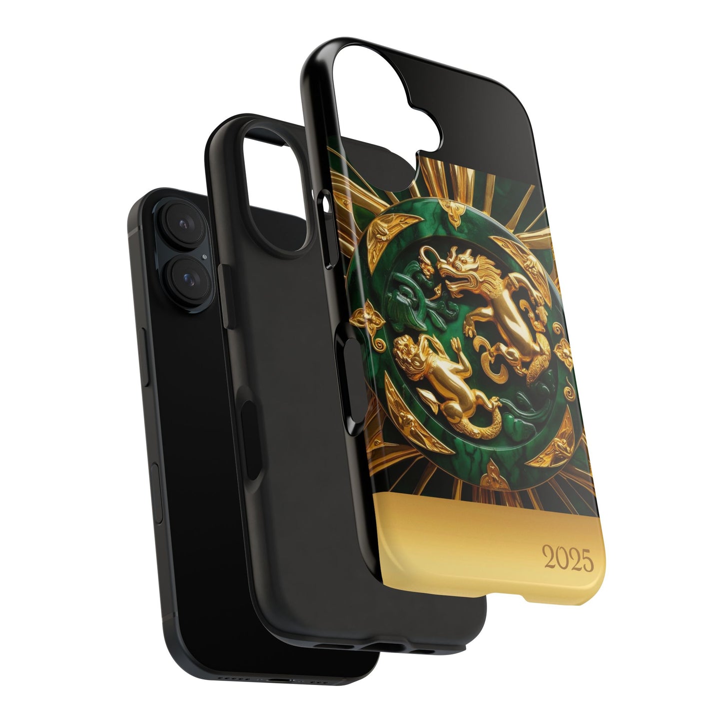 Luxurious Zodiac Phone Case, Tough Phone Cover, 2025 Design, Fierce Animal Motif, Unique Gift for Astrology Lovers