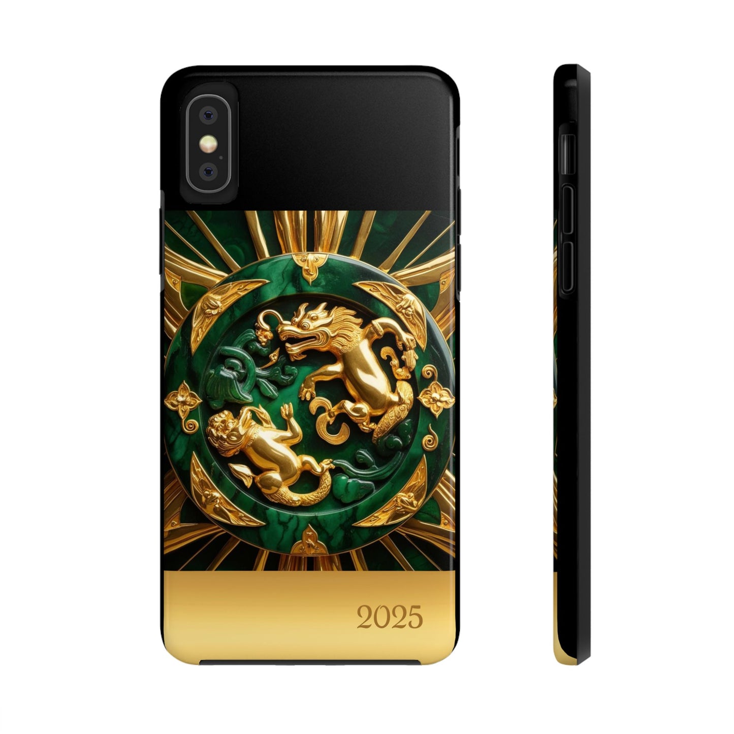 Luxurious Zodiac Phone Case, Tough Phone Cover, 2025 Design, Fierce Animal Motif, Unique Gift for Astrology Lovers