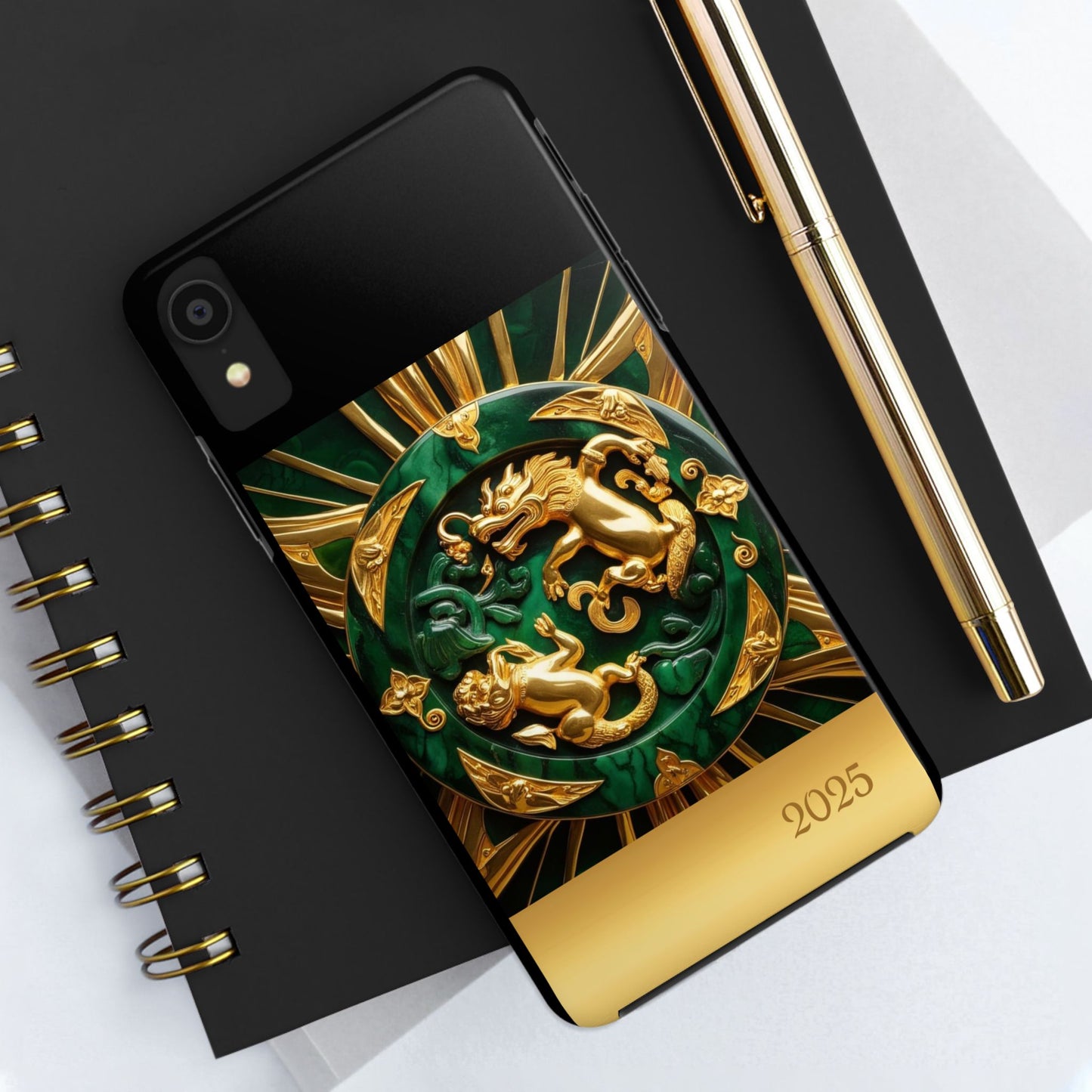 Luxurious Zodiac Phone Case, Tough Phone Cover, 2025 Design, Fierce Animal Motif, Unique Gift for Astrology Lovers