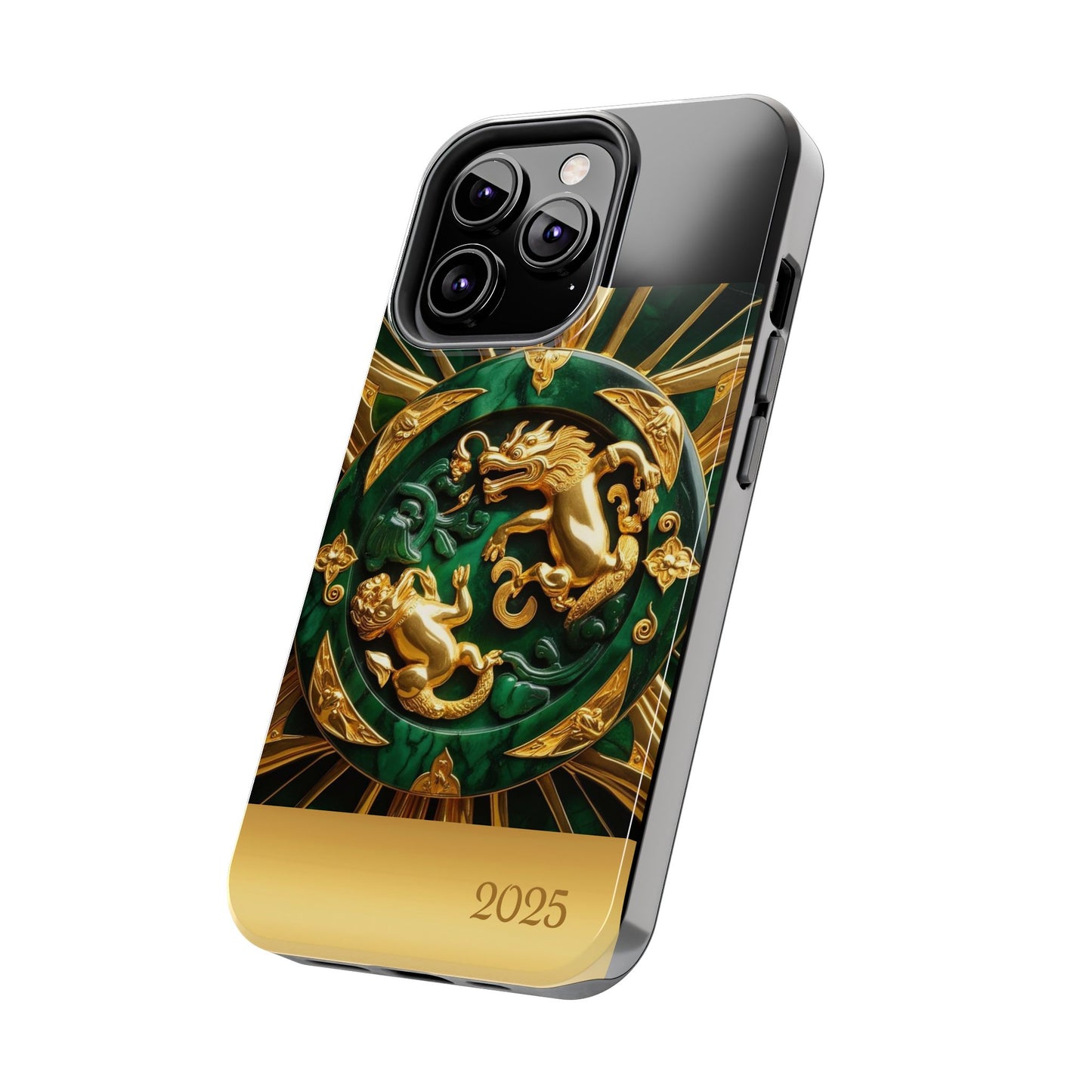 Luxurious Zodiac Phone Case, Tough Phone Cover, 2025 Design, Fierce Animal Motif, Unique Gift for Astrology Lovers
