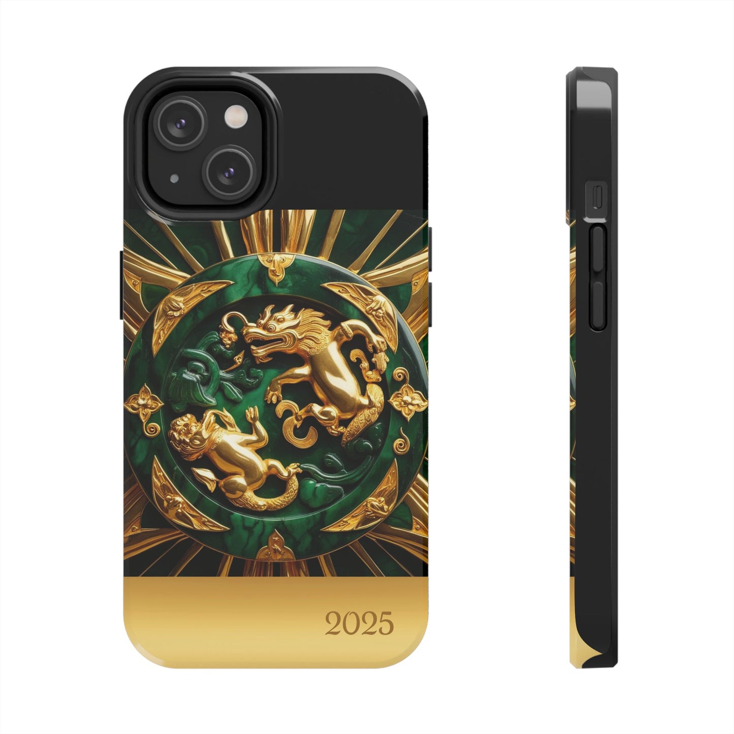 Luxurious Zodiac Phone Case, Tough Phone Cover, 2025 Design, Fierce Animal Motif, Unique Gift for Astrology Lovers