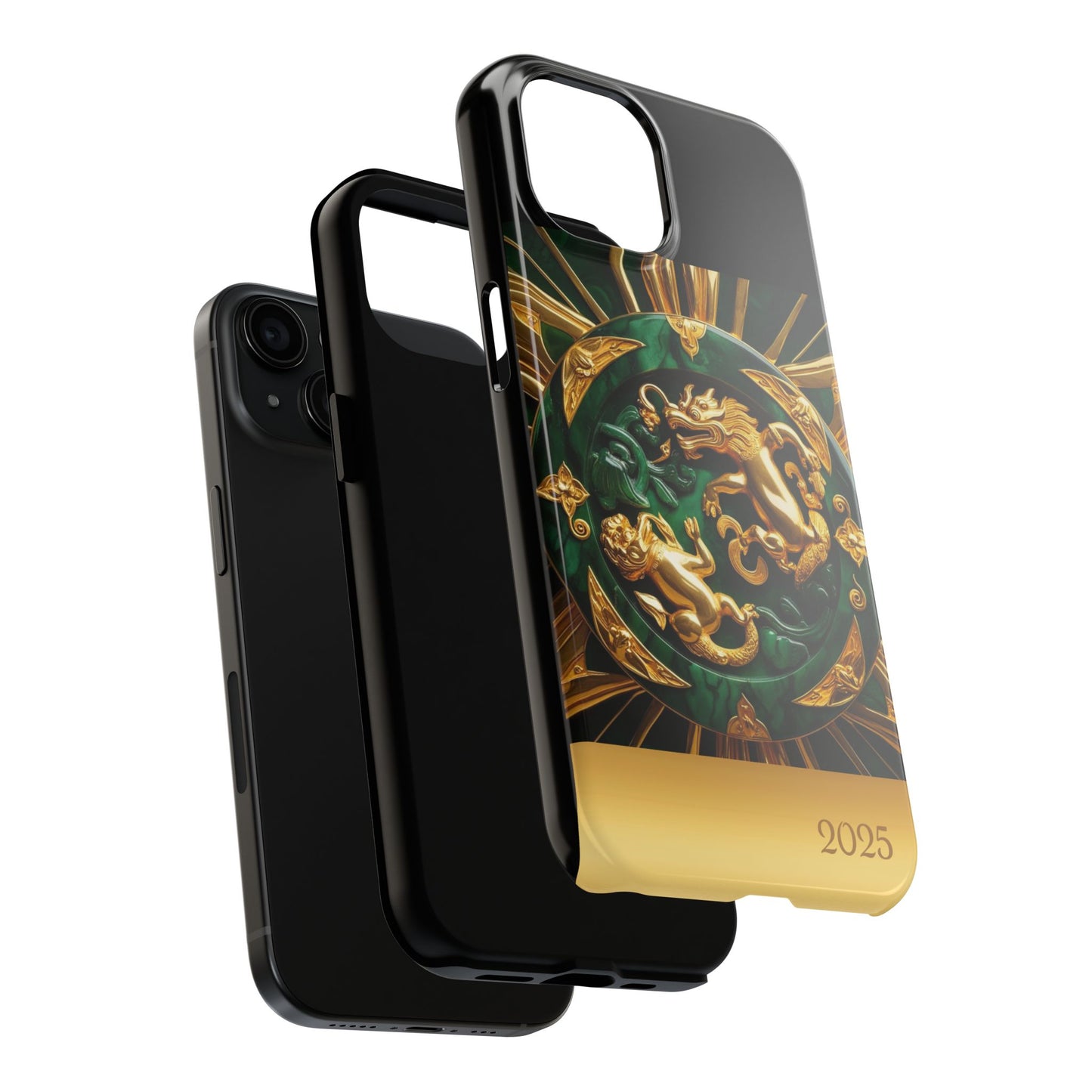 Luxurious Zodiac Phone Case, Tough Phone Cover, 2025 Design, Fierce Animal Motif, Unique Gift for Astrology Lovers