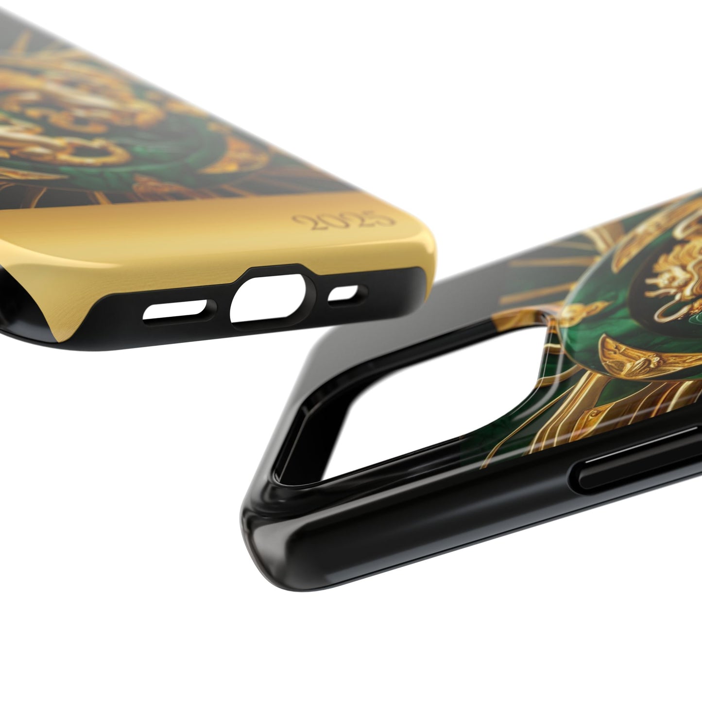 Luxurious Zodiac Phone Case, Tough Phone Cover, 2025 Design, Fierce Animal Motif, Unique Gift for Astrology Lovers