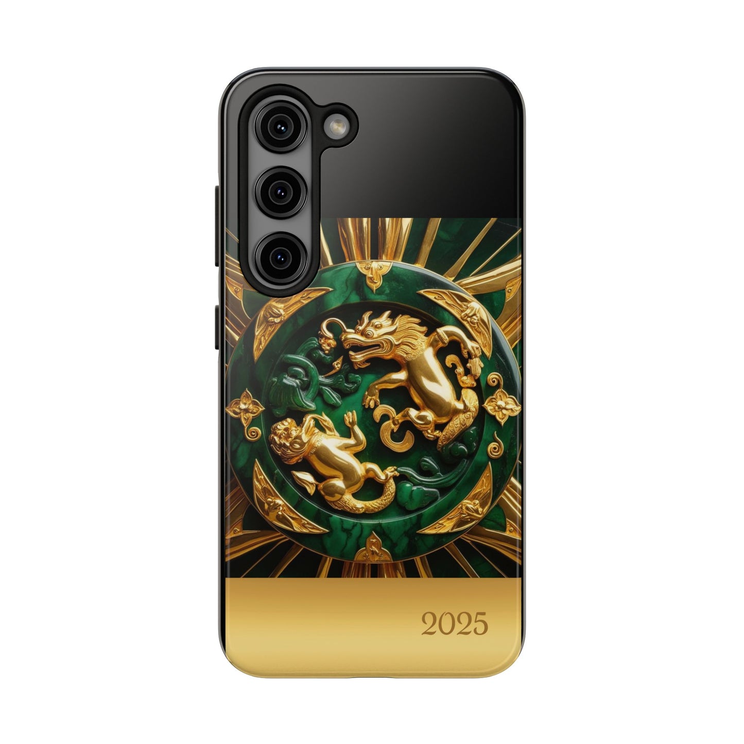 Luxurious Zodiac Phone Case, Tough Phone Cover, 2025 Design, Fierce Animal Motif, Unique Gift for Astrology Lovers
