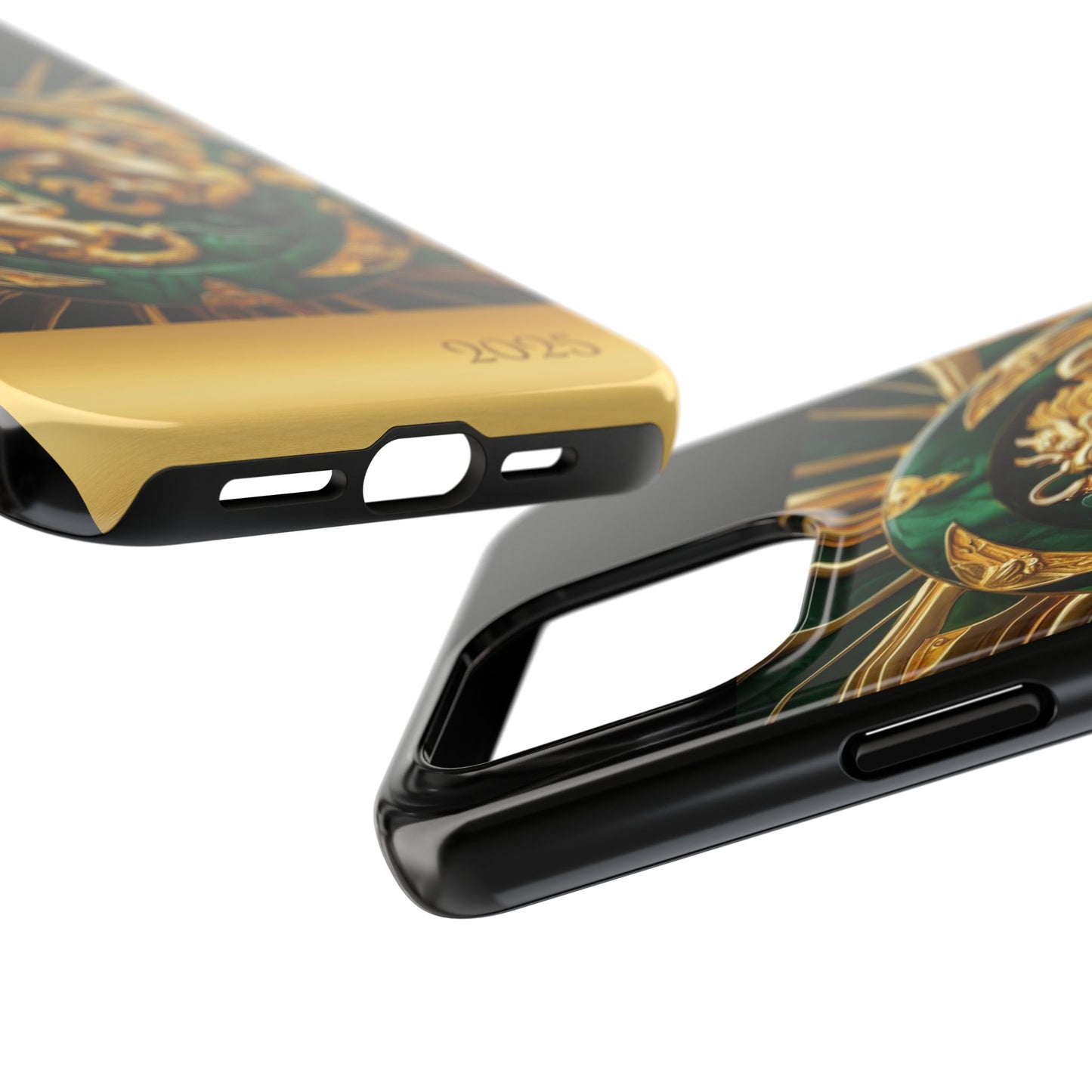 Luxurious Zodiac Phone Case, Tough Phone Cover, 2025 Design, Fierce Animal Motif, Unique Gift for Astrology Lovers