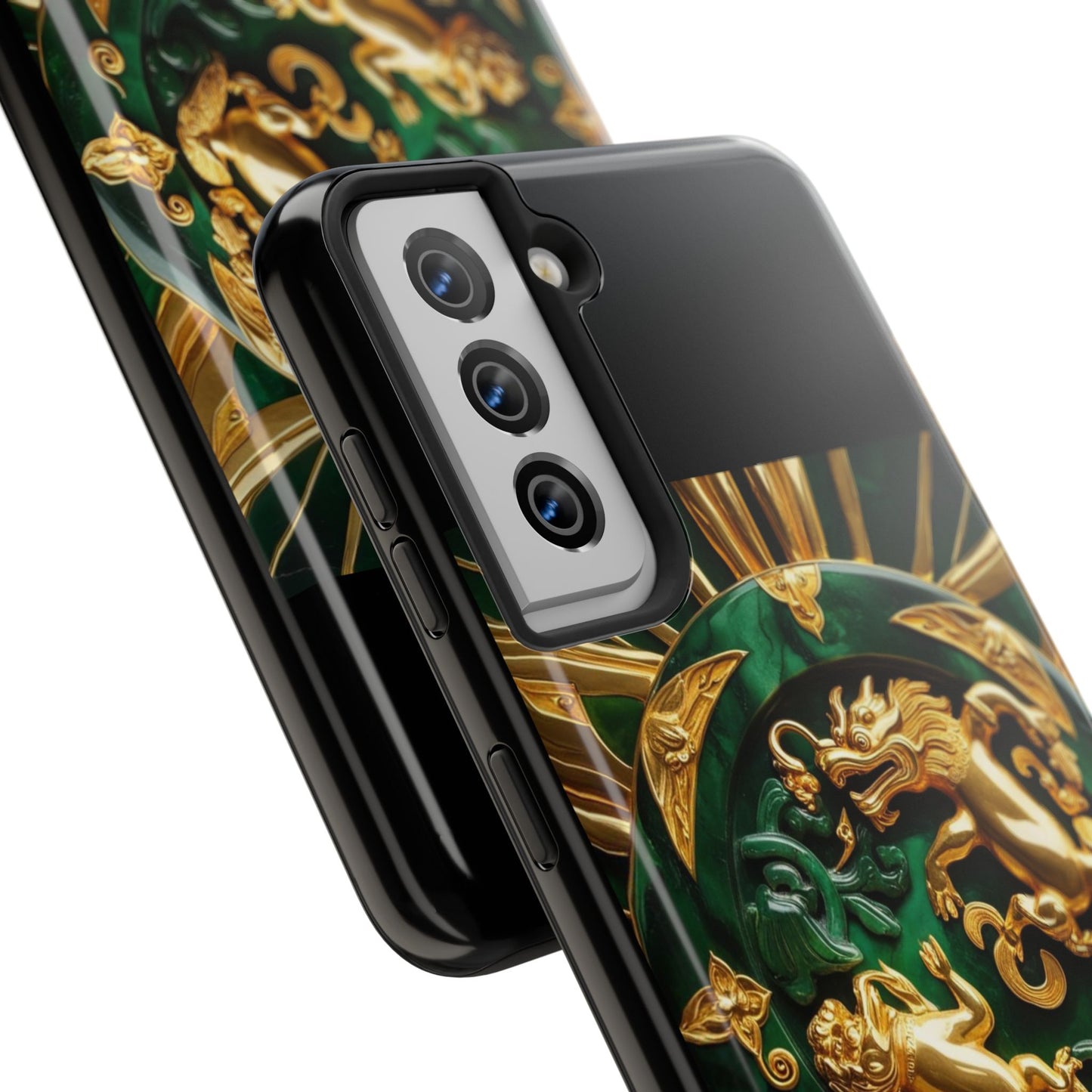 Luxurious Zodiac Phone Case, Tough Phone Cover, 2025 Design, Fierce Animal Motif, Unique Gift for Astrology Lovers