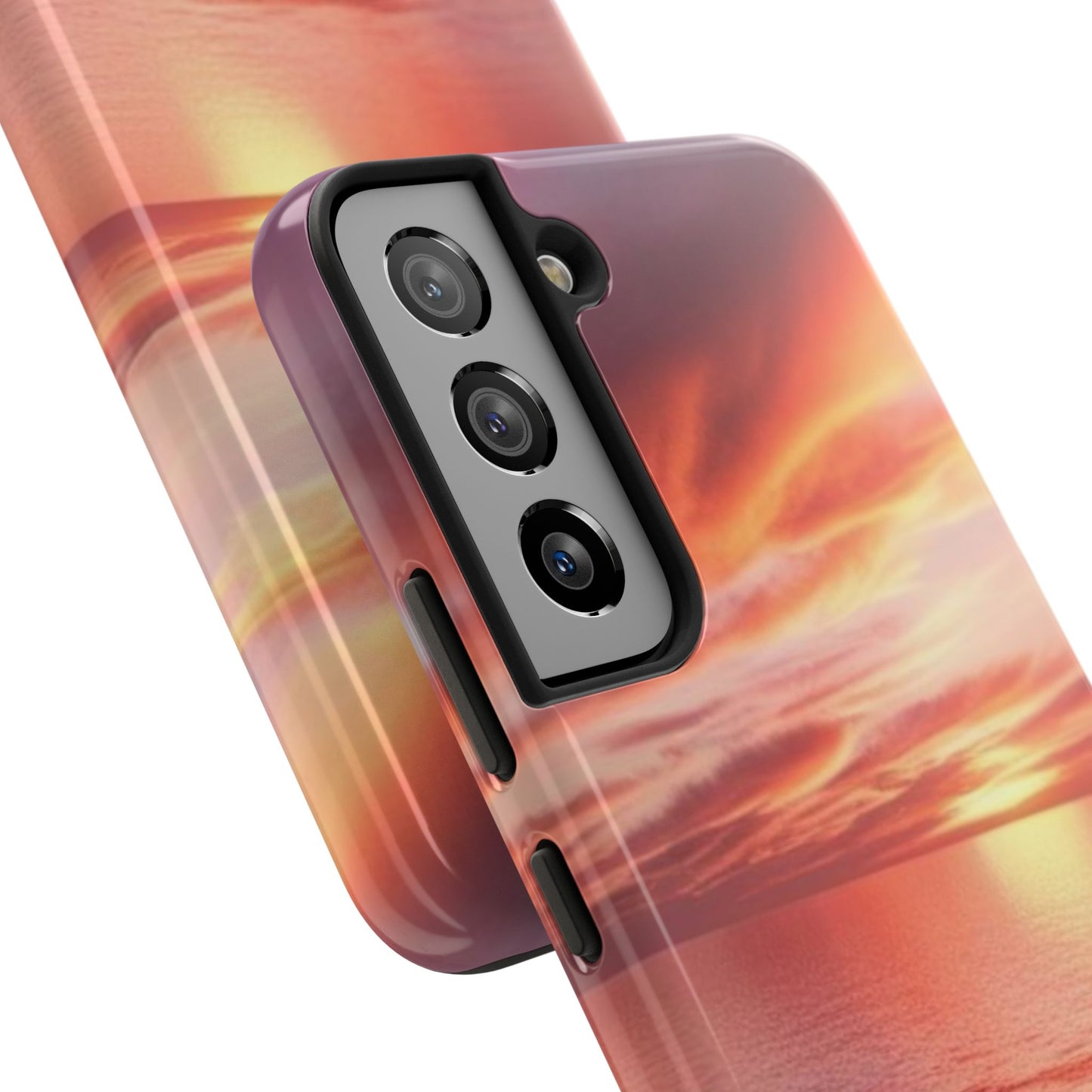 Sunset Serenity Tough Phone Cases - Durable Protection for Nature Lovers