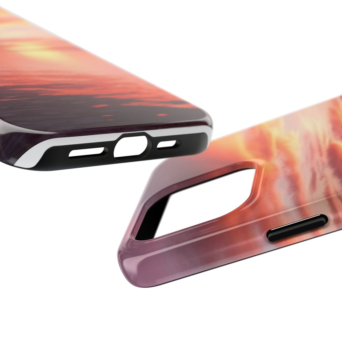 Sunset Serenity Tough Phone Cases - Durable Protection for Nature Lovers