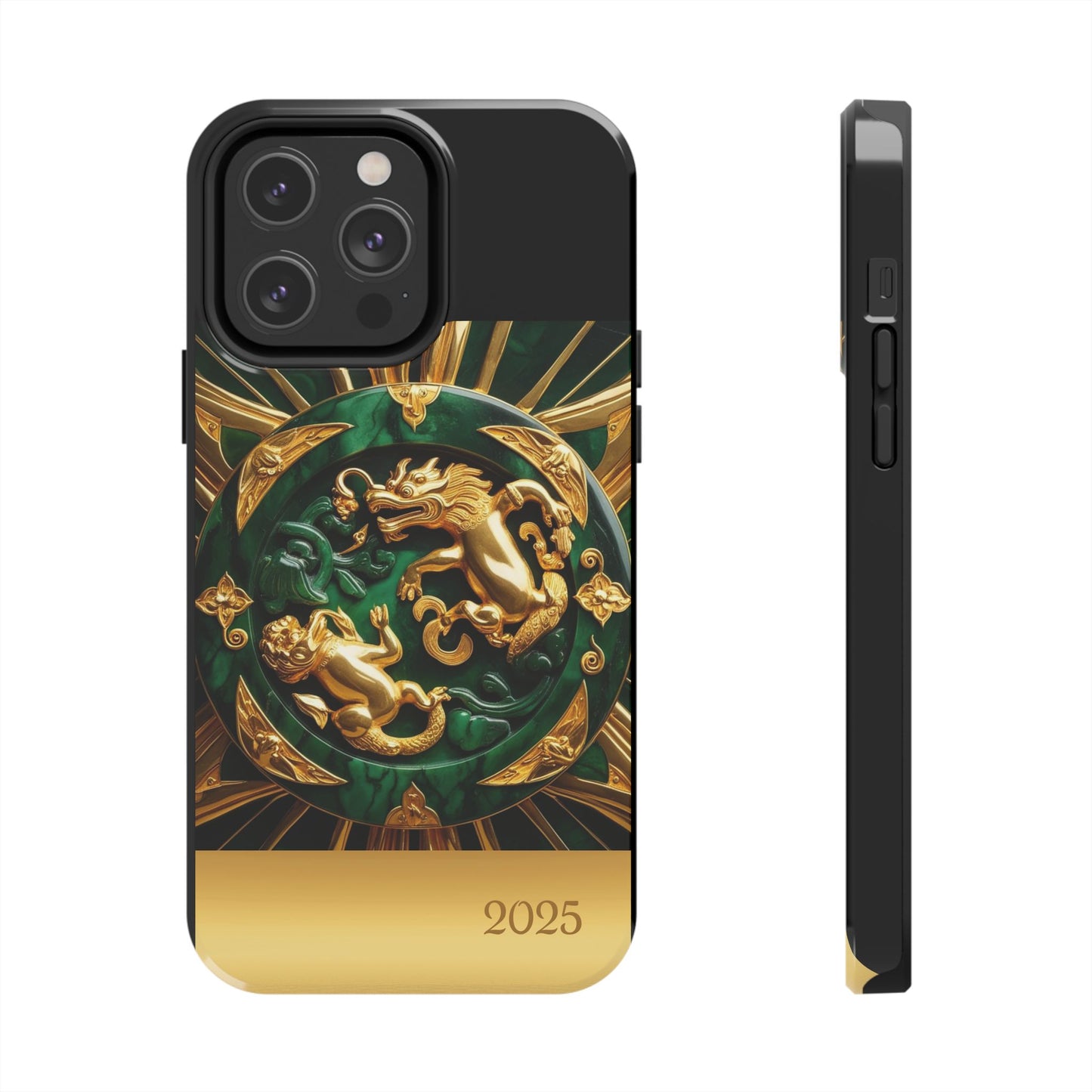 Luxurious Zodiac Phone Case, Tough Phone Cover, 2025 Design, Fierce Animal Motif, Unique Gift for Astrology Lovers