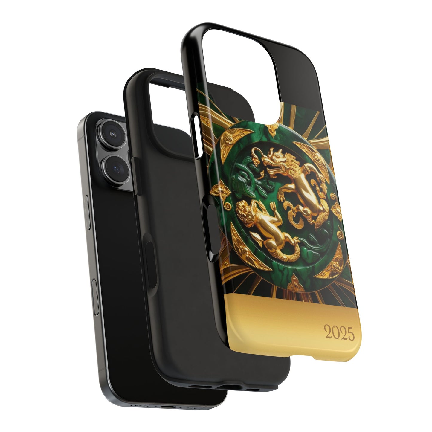 Luxurious Zodiac Phone Case, Tough Phone Cover, 2025 Design, Fierce Animal Motif, Unique Gift for Astrology Lovers
