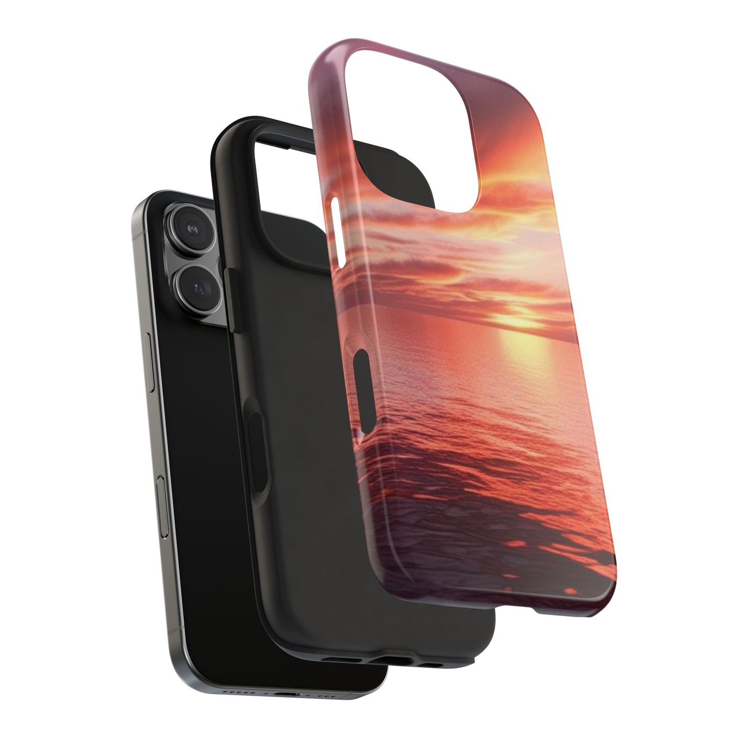 Sunset Serenity Tough Phone Cases - Durable Protection for Nature Lovers