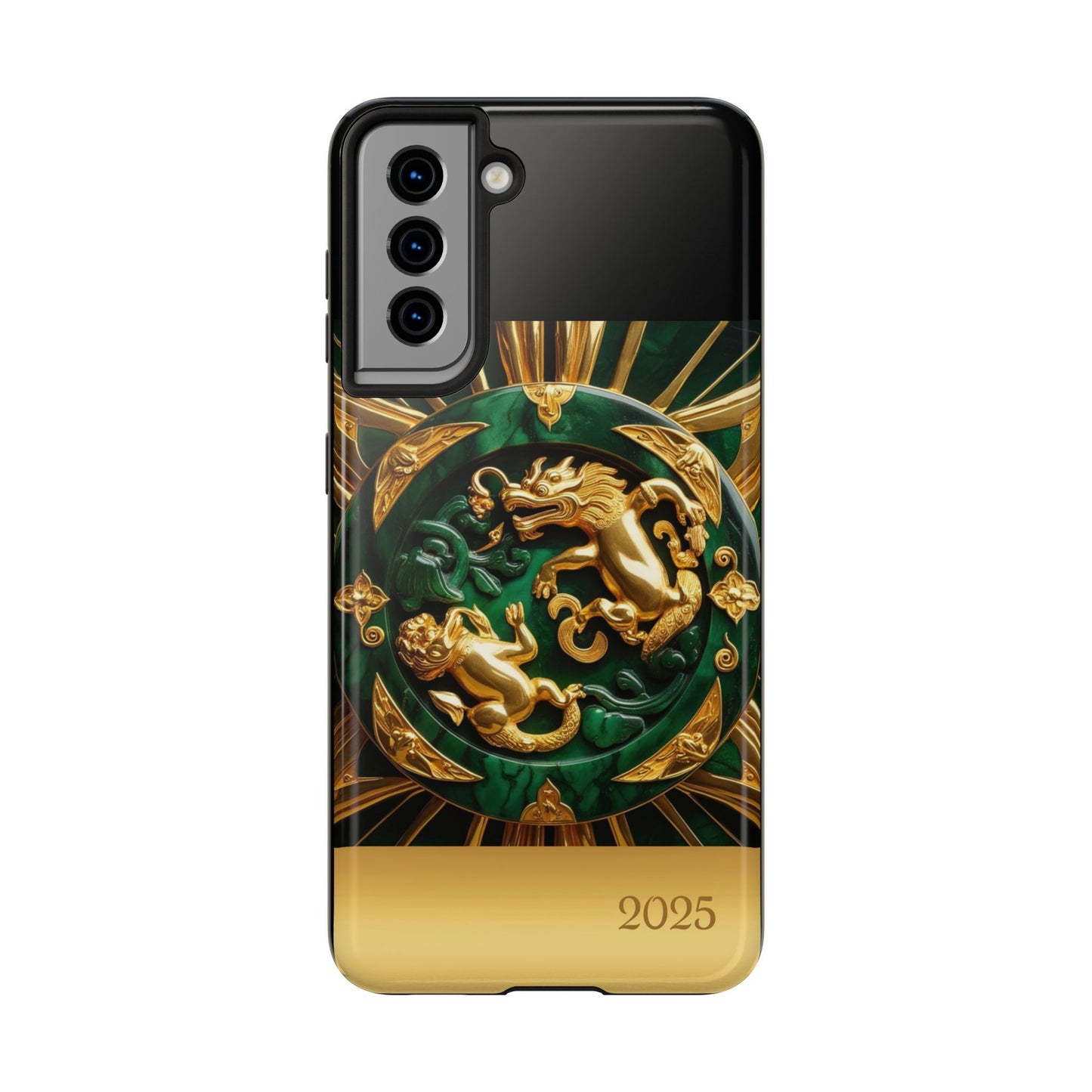 Luxurious Zodiac Phone Case, Tough Phone Cover, 2025 Design, Fierce Animal Motif, Unique Gift for Astrology Lovers