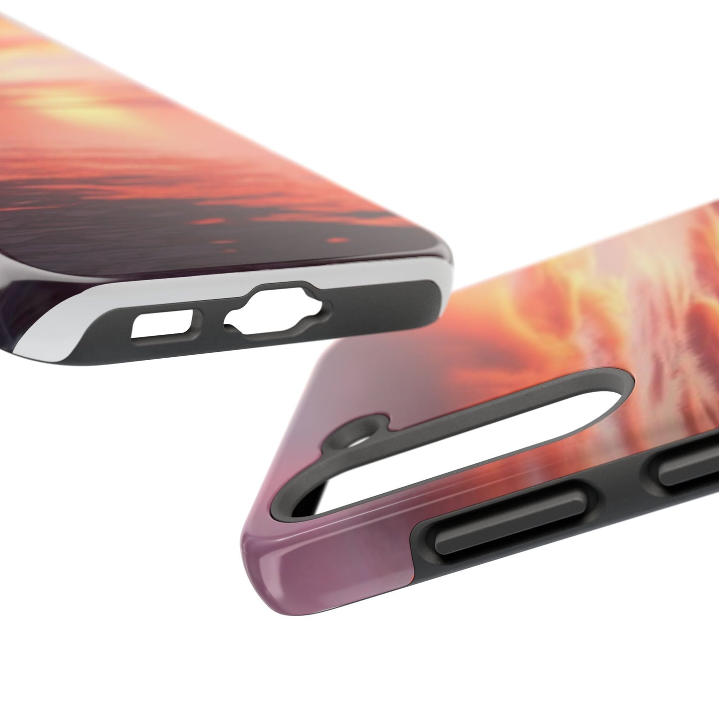 Sunset Serenity Tough Phone Cases - Durable Protection for Nature Lovers
