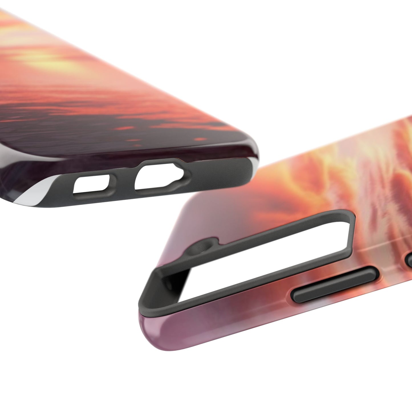 Sunset Serenity Tough Phone Cases - Durable Protection for Nature Lovers
