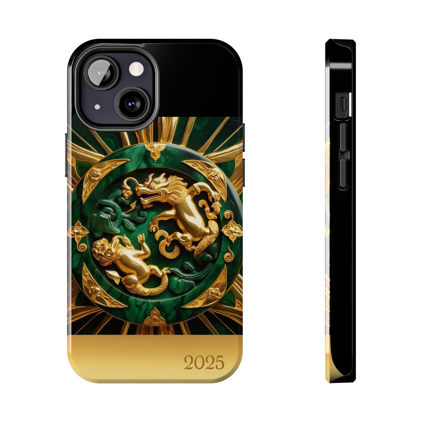 Luxurious Zodiac Phone Case, Tough Phone Cover, 2025 Design, Fierce Animal Motif, Unique Gift for Astrology Lovers
