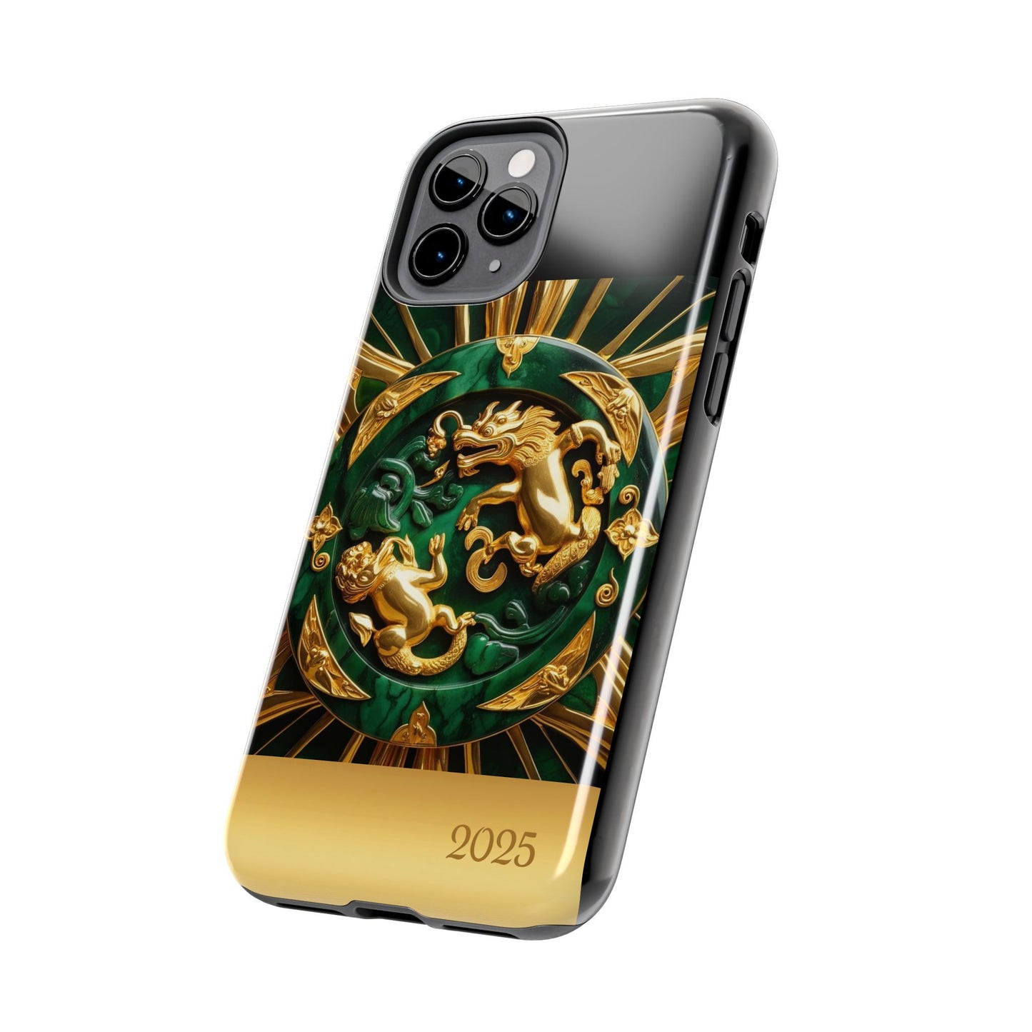 Luxurious Zodiac Phone Case, Tough Phone Cover, 2025 Design, Fierce Animal Motif, Unique Gift for Astrology Lovers