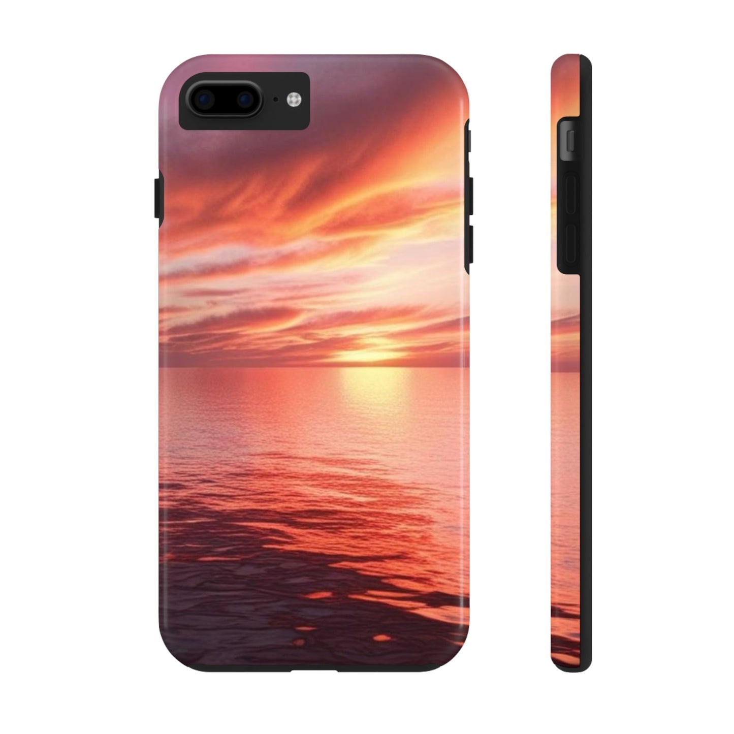 Sunset Serenity Tough Phone Cases - Durable Protection for Nature Lovers