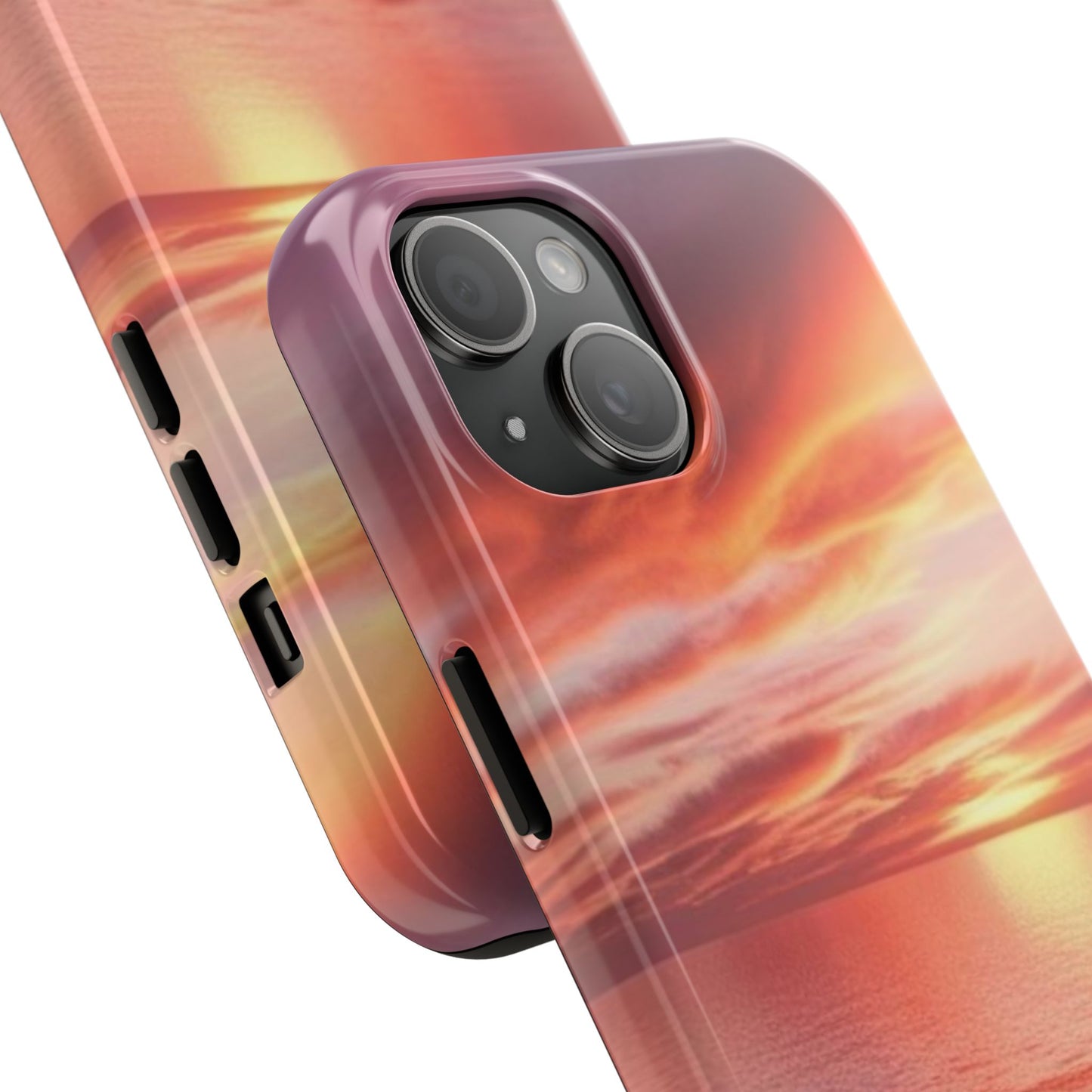 Sunset Serenity Tough Phone Cases - Durable Protection for Nature Lovers