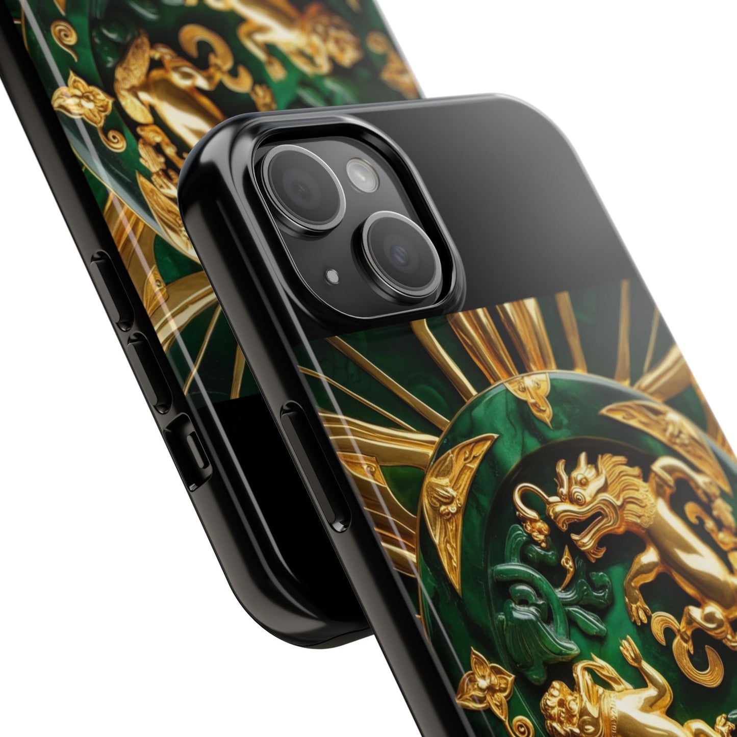 Luxurious Zodiac Phone Case, Tough Phone Cover, 2025 Design, Fierce Animal Motif, Unique Gift for Astrology Lovers