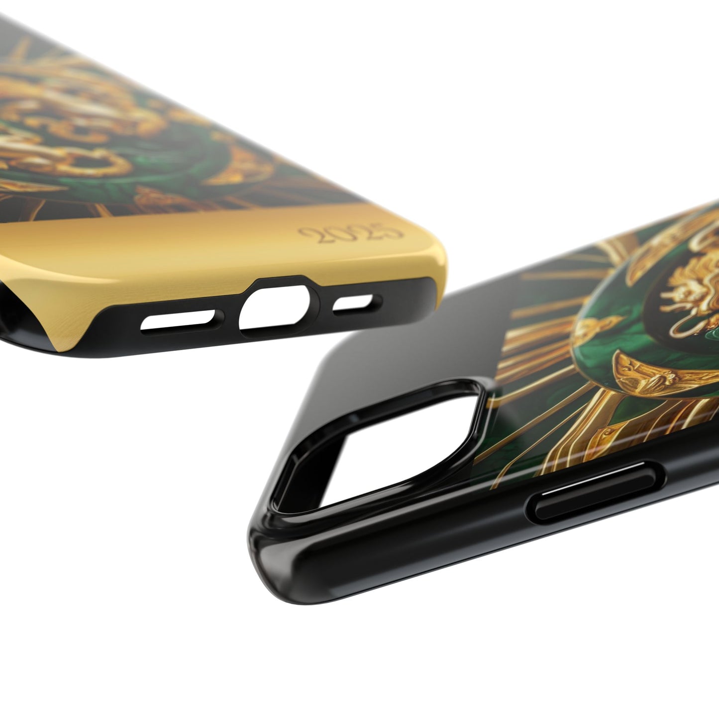 Luxurious Zodiac Phone Case, Tough Phone Cover, 2025 Design, Fierce Animal Motif, Unique Gift for Astrology Lovers