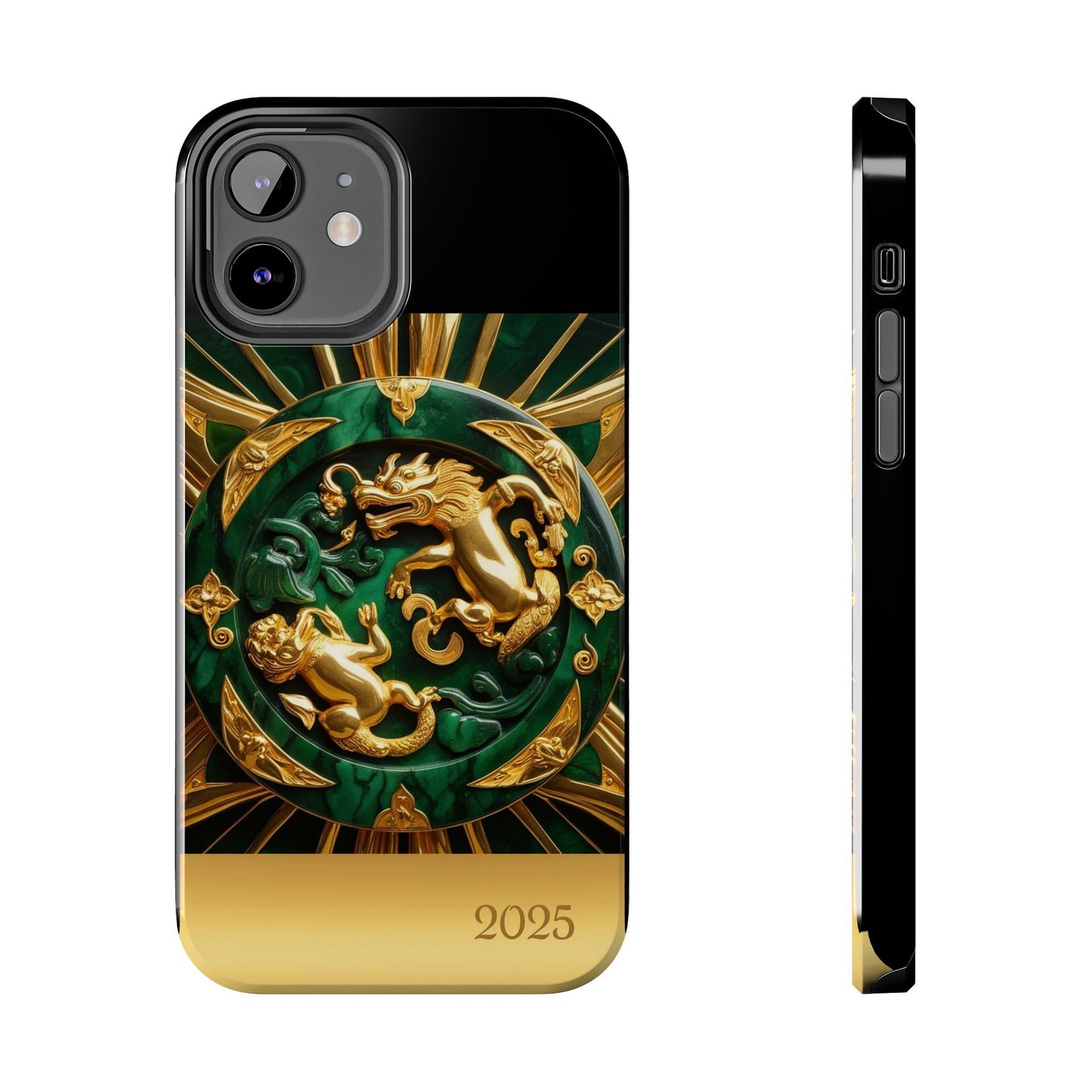 Luxurious Zodiac Phone Case, Tough Phone Cover, 2025 Design, Fierce Animal Motif, Unique Gift for Astrology Lovers