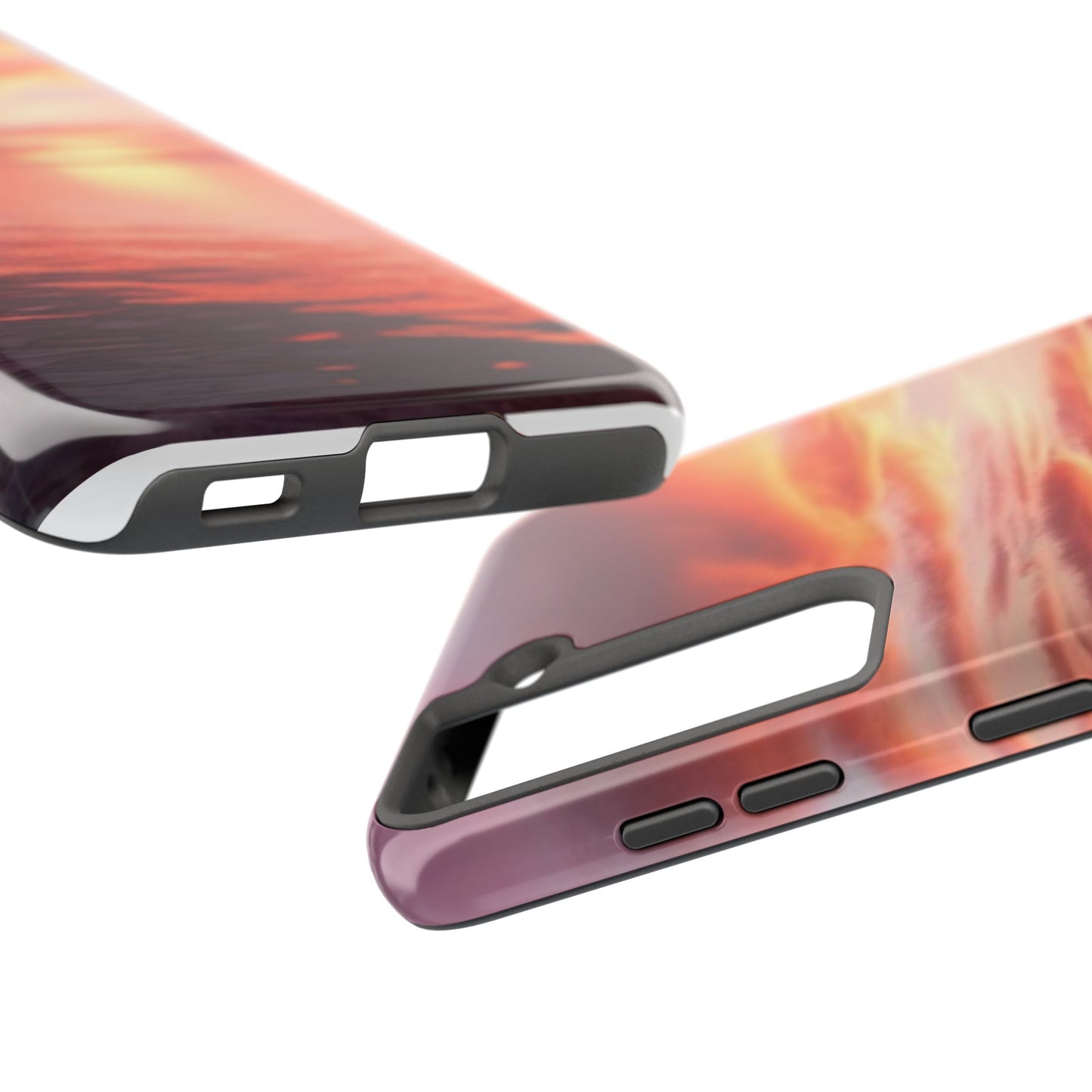 Sunset Serenity Tough Phone Cases - Durable Protection for Nature Lovers