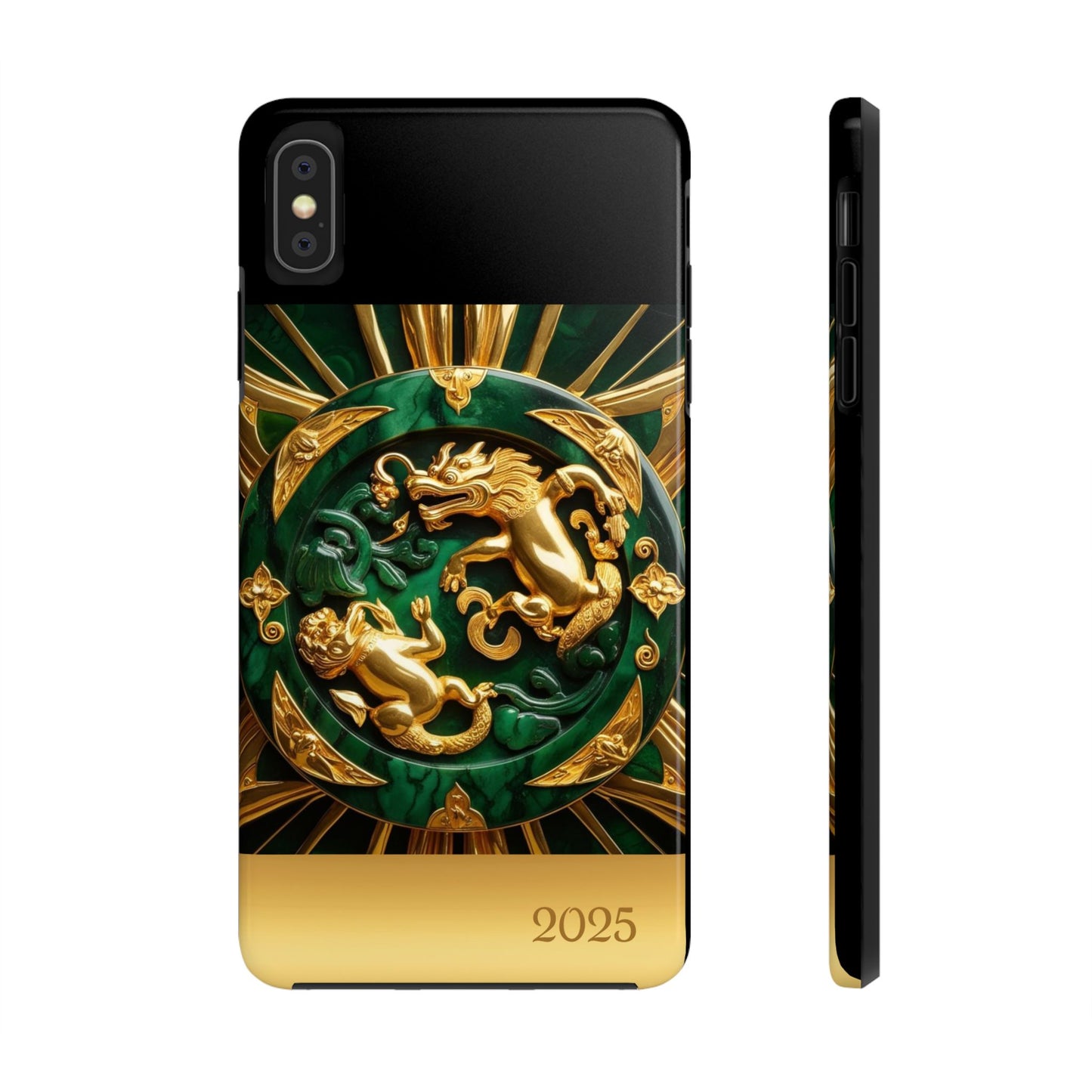 Luxurious Zodiac Phone Case, Tough Phone Cover, 2025 Design, Fierce Animal Motif, Unique Gift for Astrology Lovers