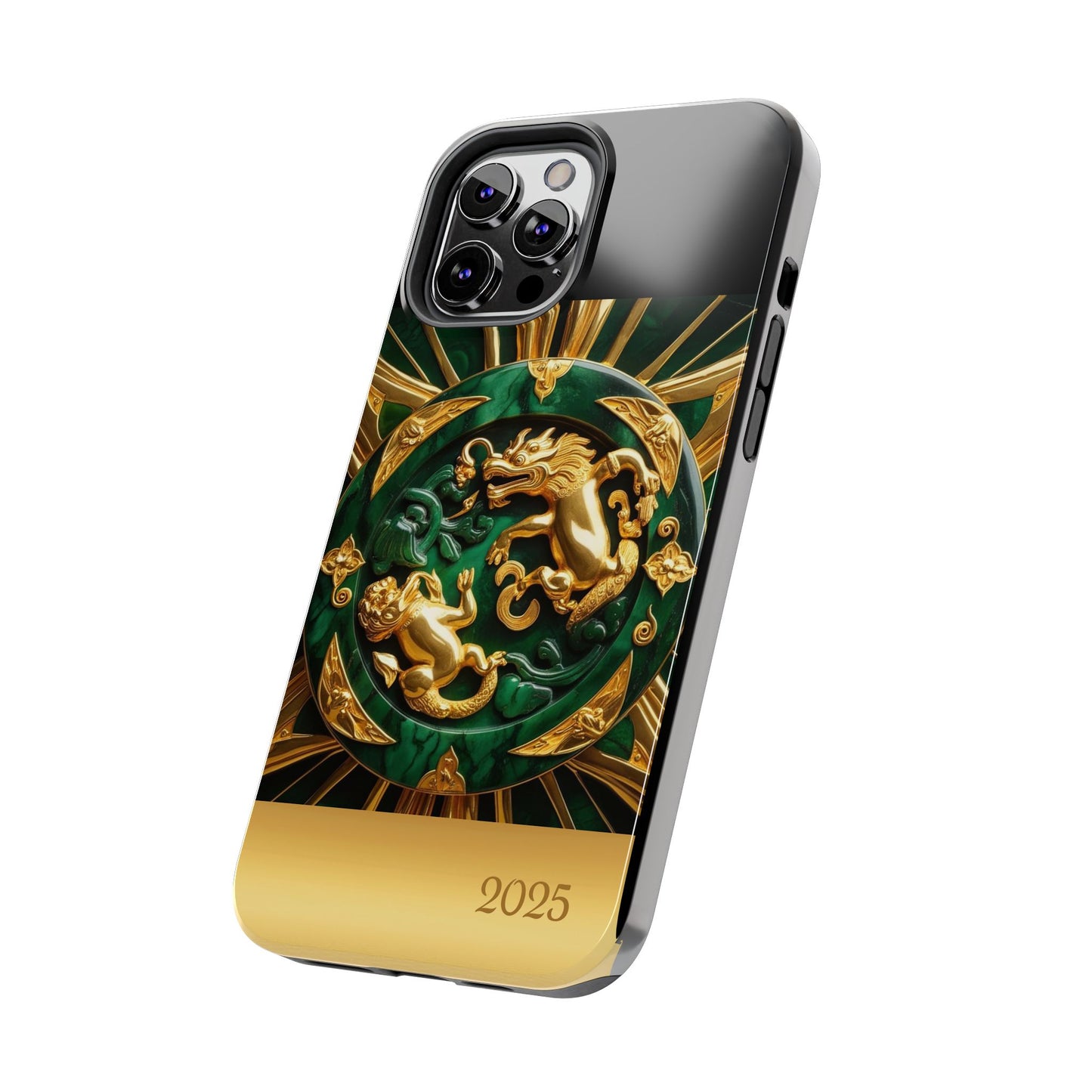 Luxurious Zodiac Phone Case, Tough Phone Cover, 2025 Design, Fierce Animal Motif, Unique Gift for Astrology Lovers