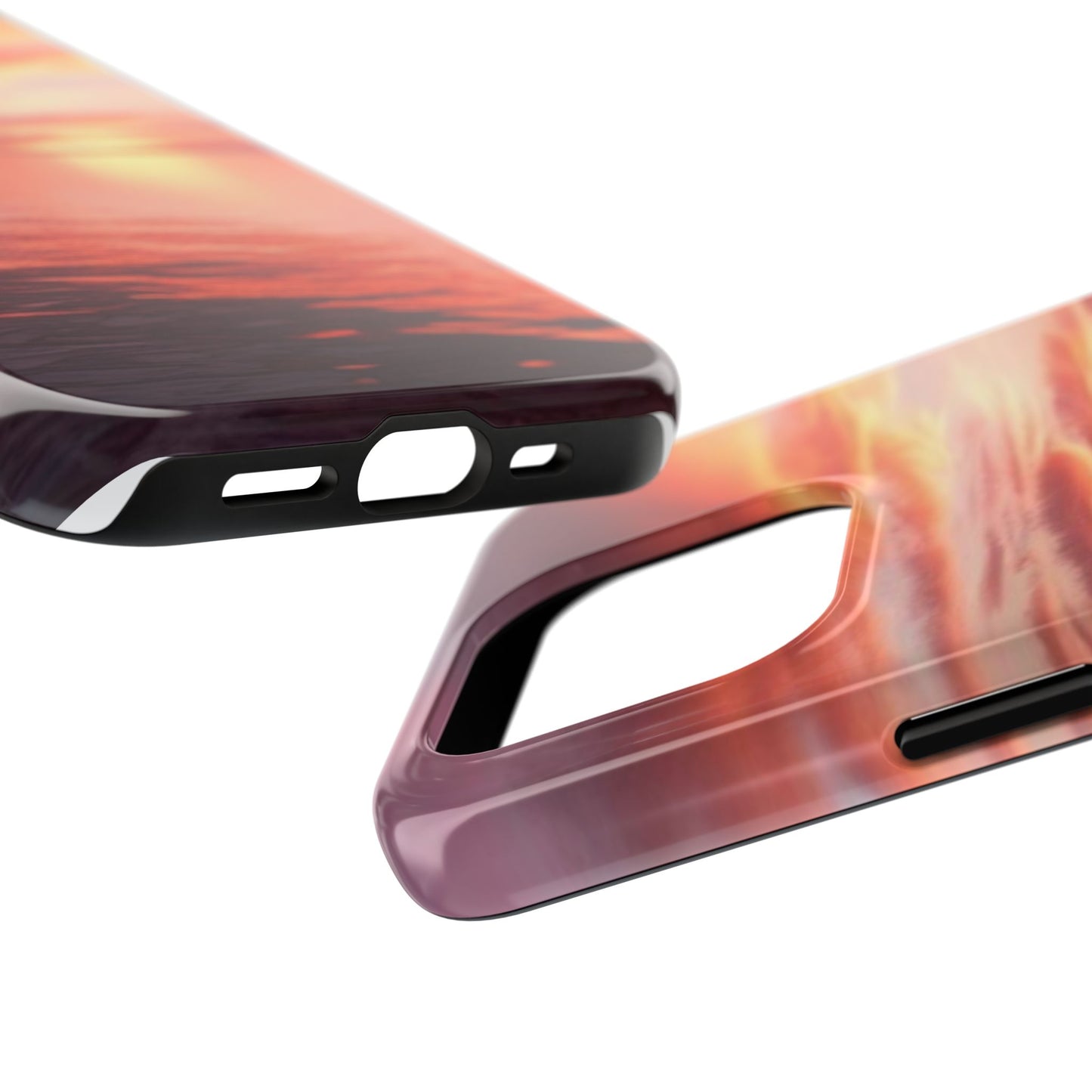 Sunset Serenity Tough Phone Cases - Durable Protection for Nature Lovers