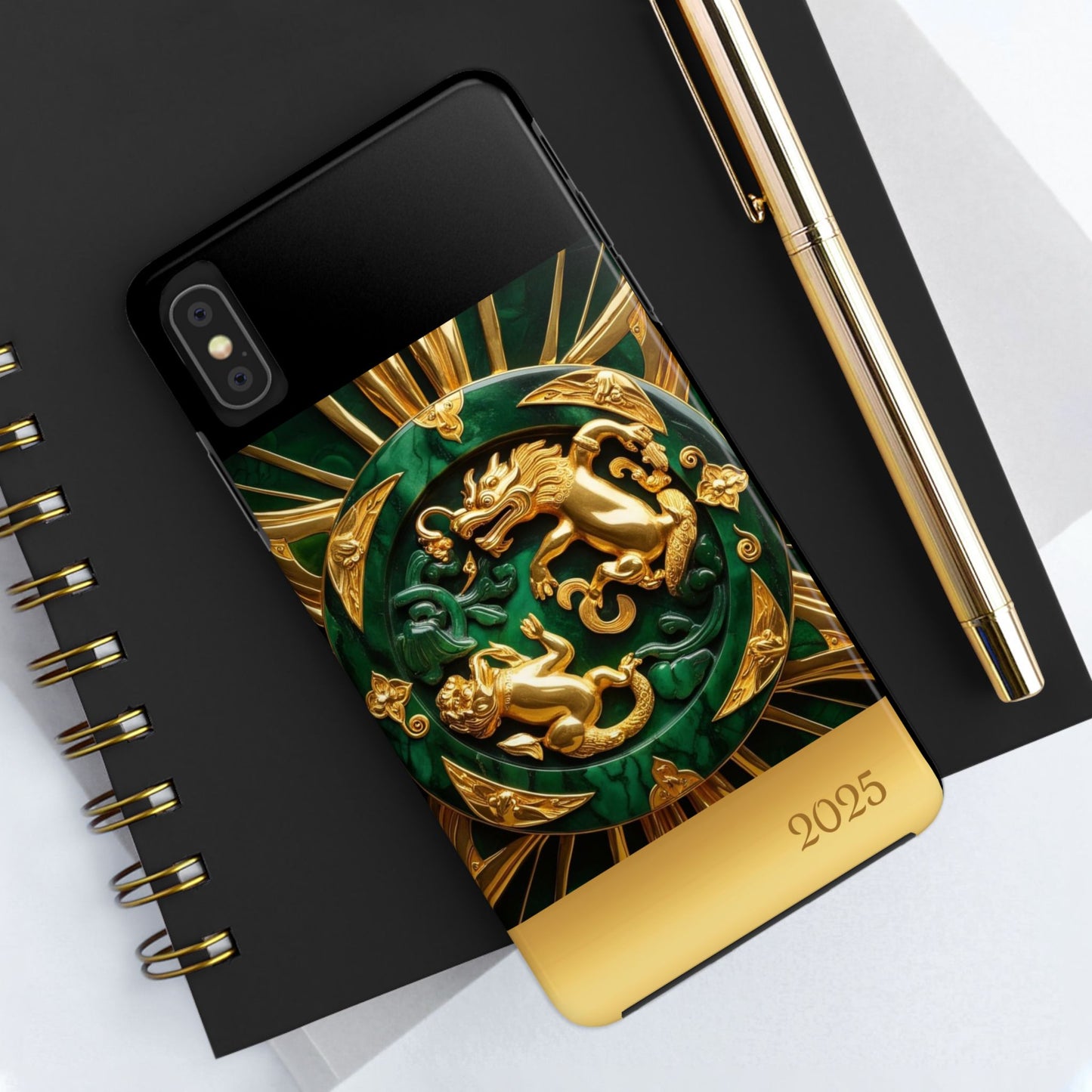 Luxurious Zodiac Phone Case, Tough Phone Cover, 2025 Design, Fierce Animal Motif, Unique Gift for Astrology Lovers