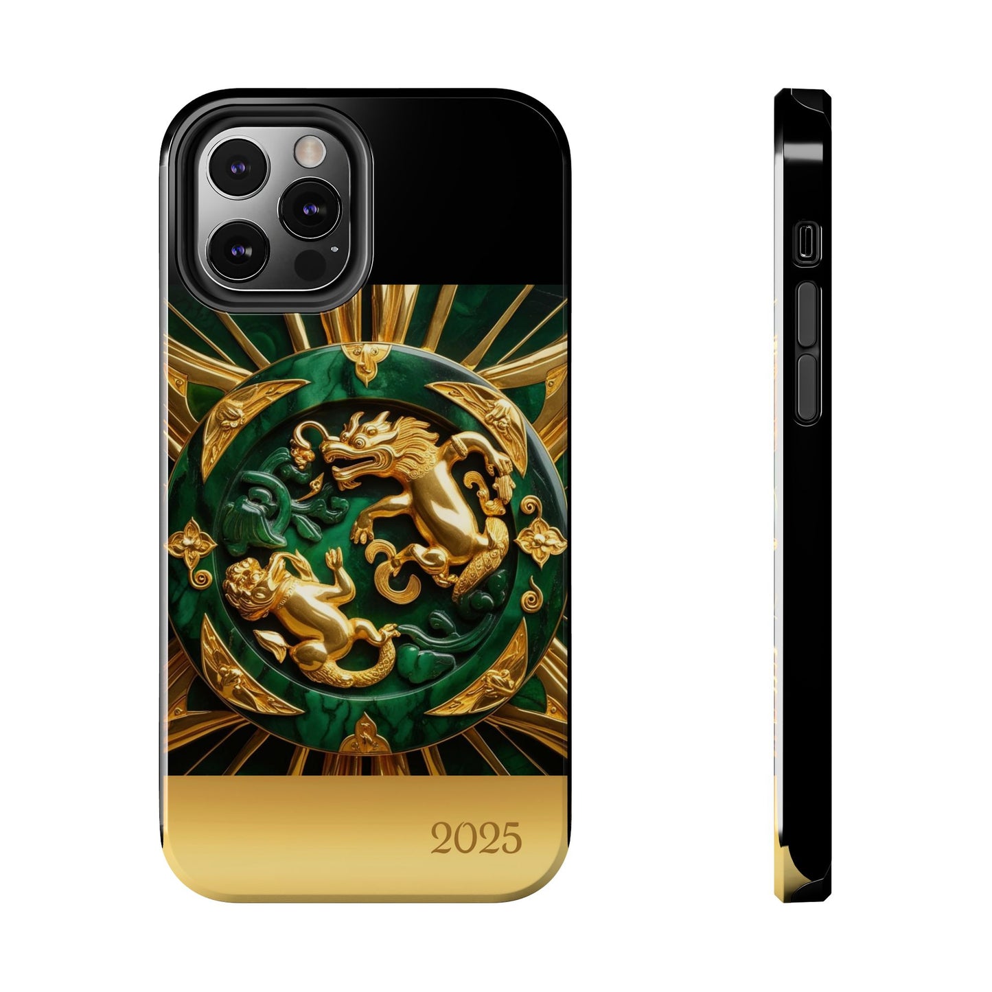 Luxurious Zodiac Phone Case, Tough Phone Cover, 2025 Design, Fierce Animal Motif, Unique Gift for Astrology Lovers