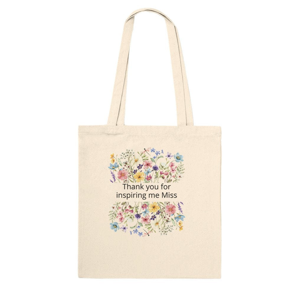 Premium Tote Bag,teacher bag, cute text,gift for mum, dad,school bag