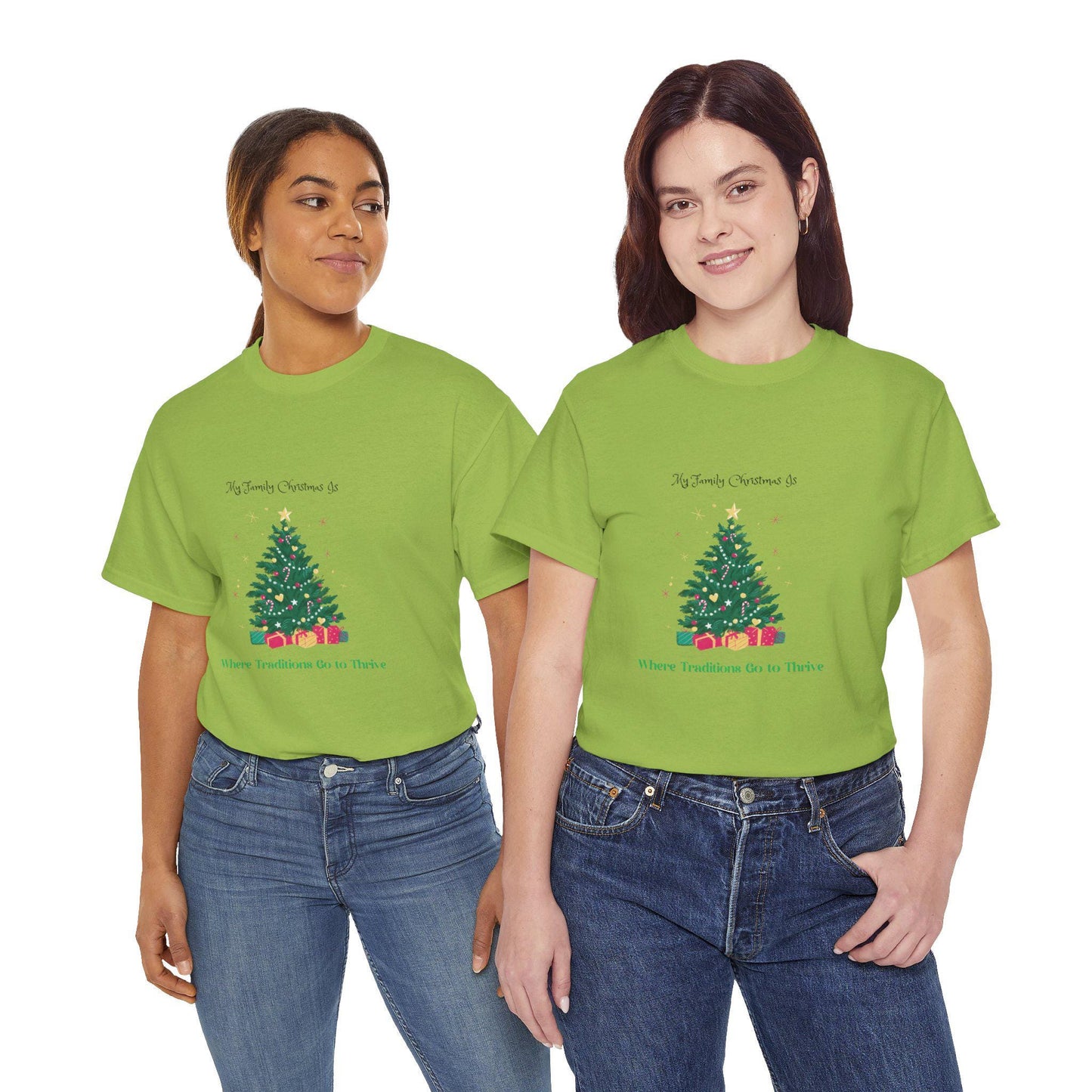 My Family Christmas Tee ,Unisex Heavy Cotton Tee,christmas shirt,Gift shirt