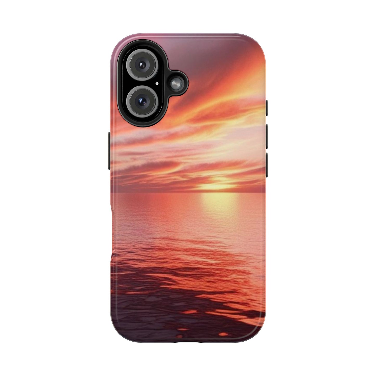 Sunset Serenity Tough Phone Cases - Durable Protection for Nature Lovers
