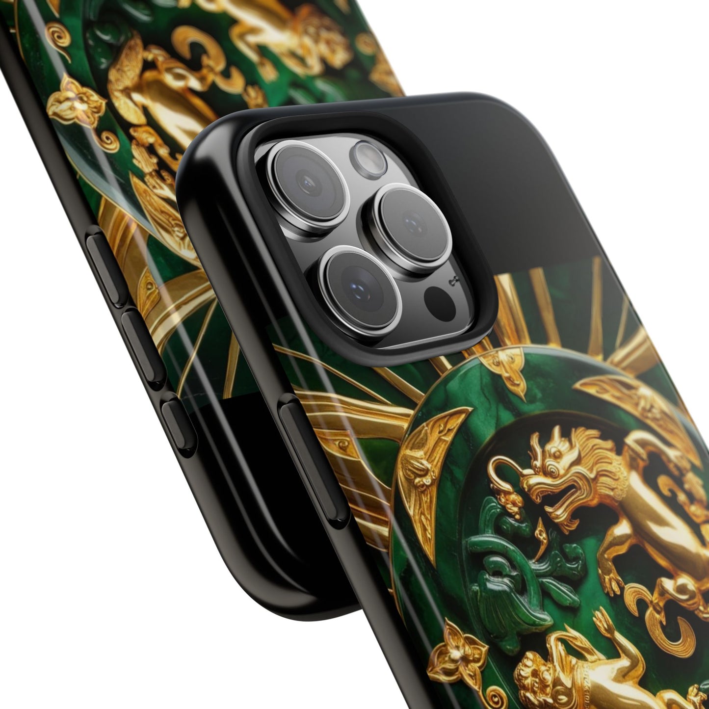 Luxurious Zodiac Phone Case, Tough Phone Cover, 2025 Design, Fierce Animal Motif, Unique Gift for Astrology Lovers